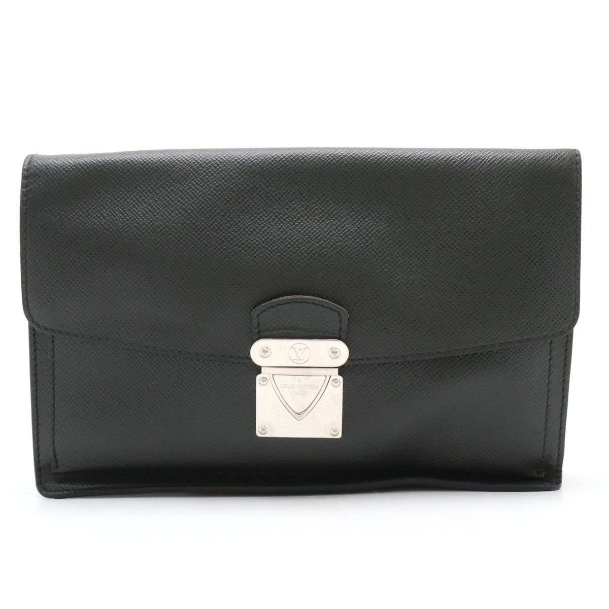 Louis Vuitton Louis Vuitton Louis Vuitton Taiga Leather Belair Clutch Bag M32592 Leather Clutch Bag M32592 in Very Good Condition Size ONE SIZE - 1 Thumbnail