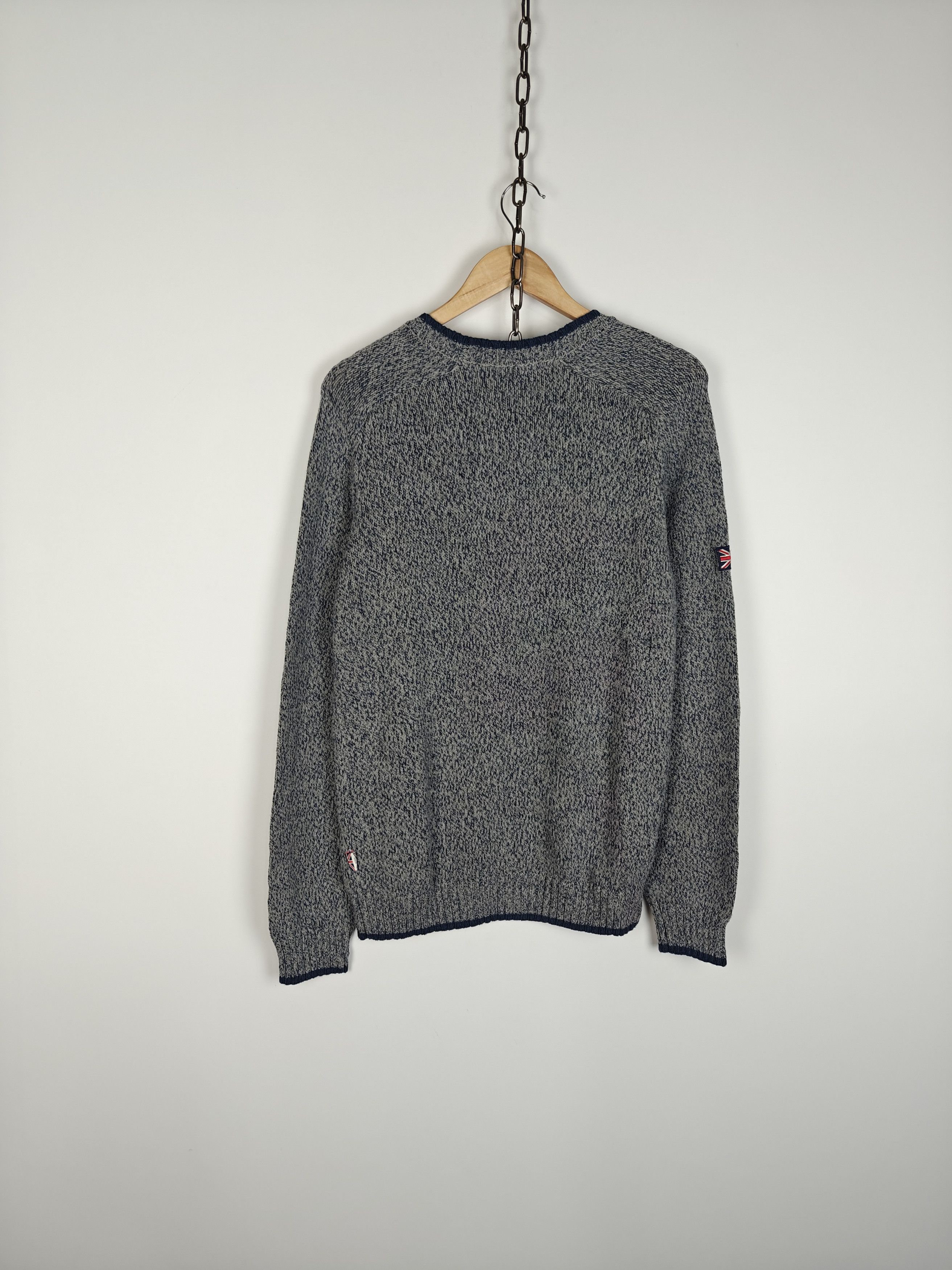Lonsdale Lonsdale Knit Sweater Center Logo Gray size M Size US M / EU 48-50 / 2 - 8 Thumbnail