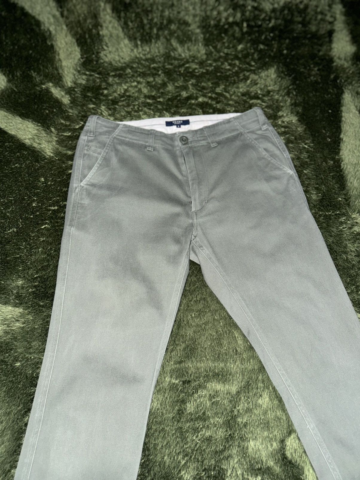 Beams Japan [S] BEAMS HEART JAPAN cotton blended chino pants olive Size US 29 - 6 Thumbnail
