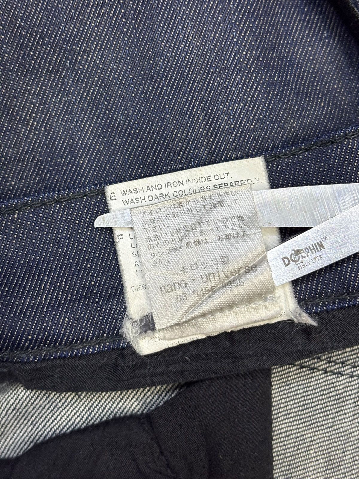 Japanese Brand Vintage April 77 Waxed Denim Size 30" / US 8 / IT 44 - 12 Thumbnail