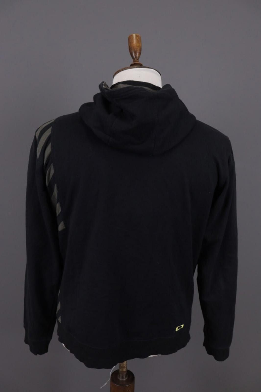 Oakley Oakley Slim Fit Black Striped Outdor Hooded Sweater Size L Size US L / EU 52-54 / 3 - 11 Thumbnail