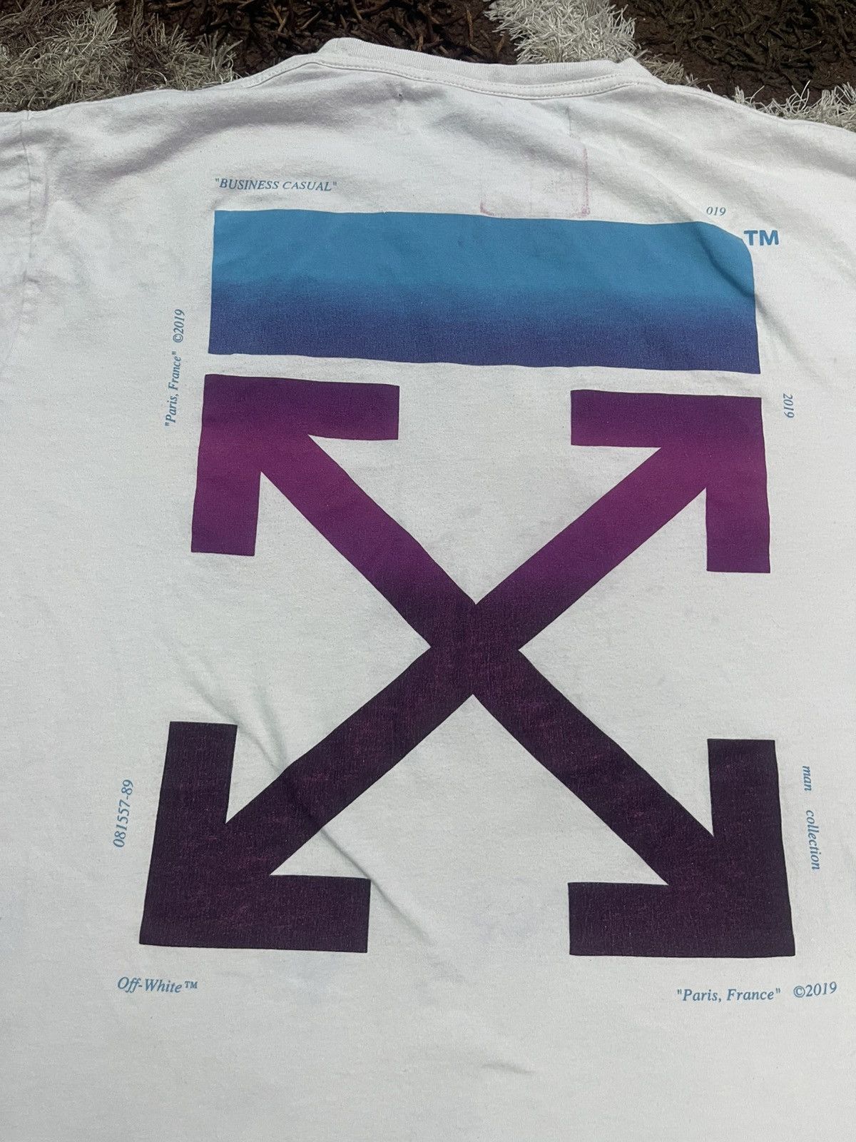 Off-White × Virgil Abloh OFF-WHITE “BUSINESS CASUAL” BLUE/PINK GRADIENT VERY RARE Size US S / EU 44-46 / 1 - 10 Thumbnail