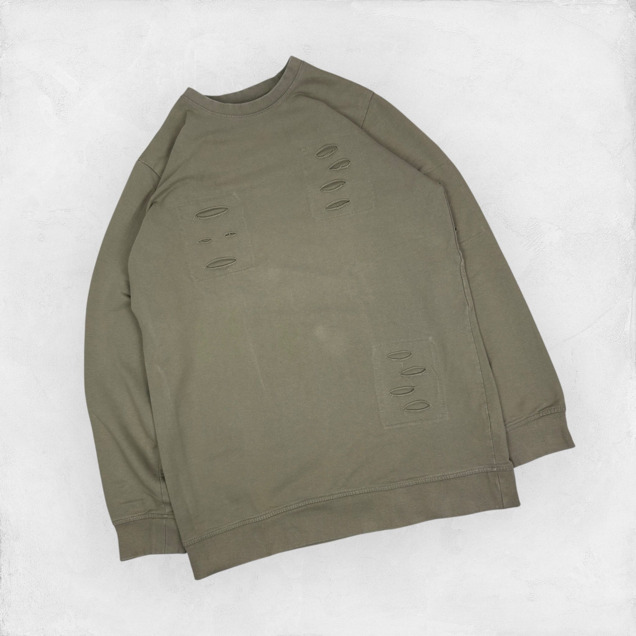 Buffalo London Buffalo Green Cotton Crew Neck Pullover Sweatshirt Size US S / EU 44-46 / 1 - 1 Thumbnail