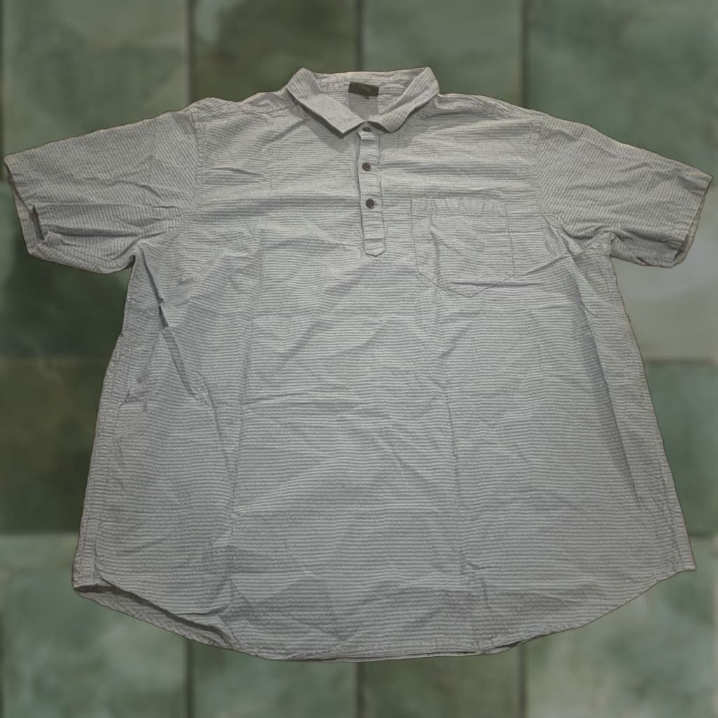 Patagonia Patagonia Shirt Mens XL Blue Stripe Wave Weave Organic Cotton Chest Pocket Button-Up Casual Size US XL / EU 56 / 4 - 1 Thumbnail