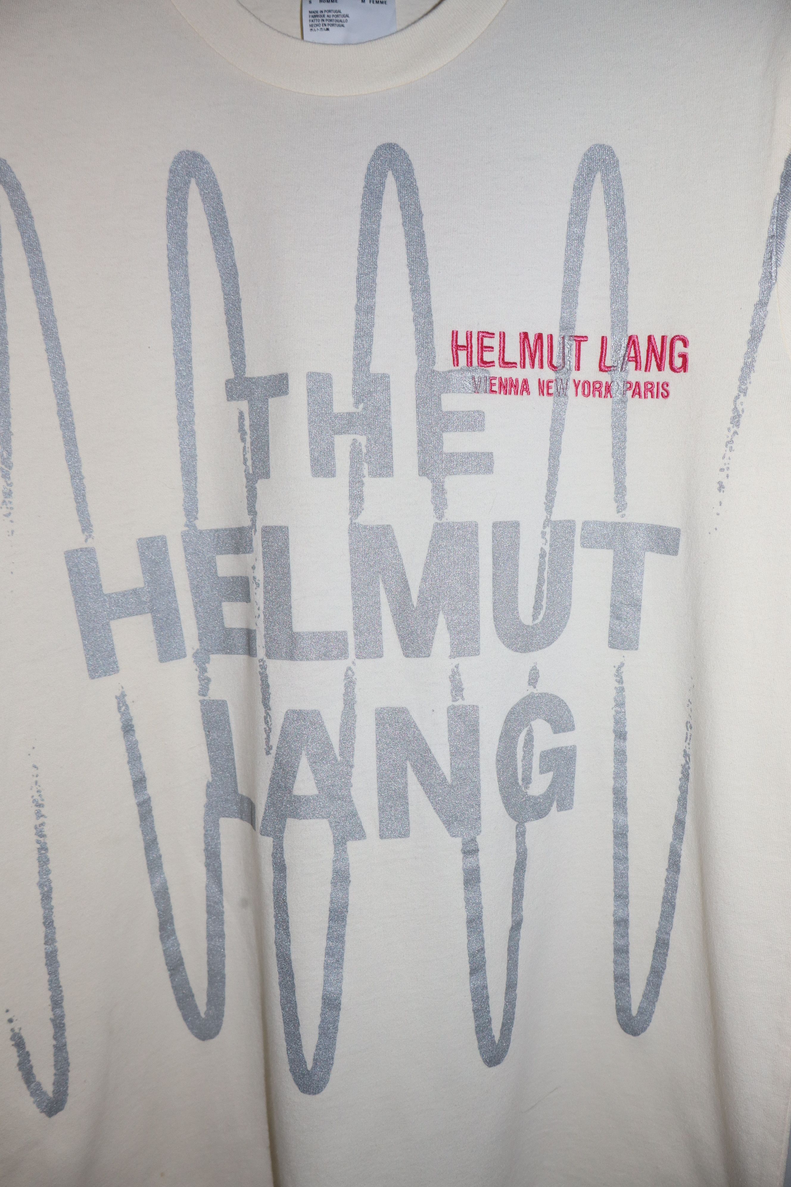Helmut Lang Helmut lang logo t-shirt Size US S / EU 44-46 / 1 - 6 Thumbnail