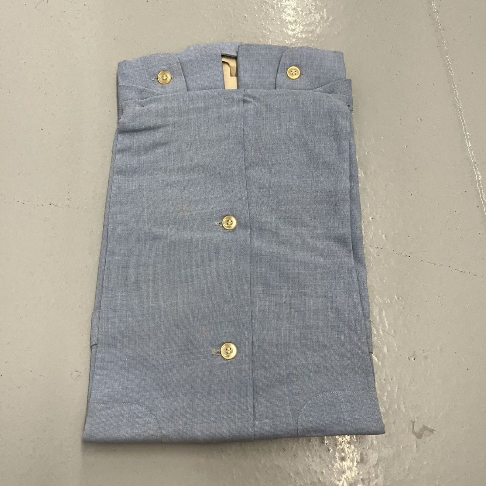 Van Heusen NOS Vintage 60s Van Heusen Blue Pattern Cotton Loop Collar Size US M / EU 48-50 / 2 - 2 Thumbnail