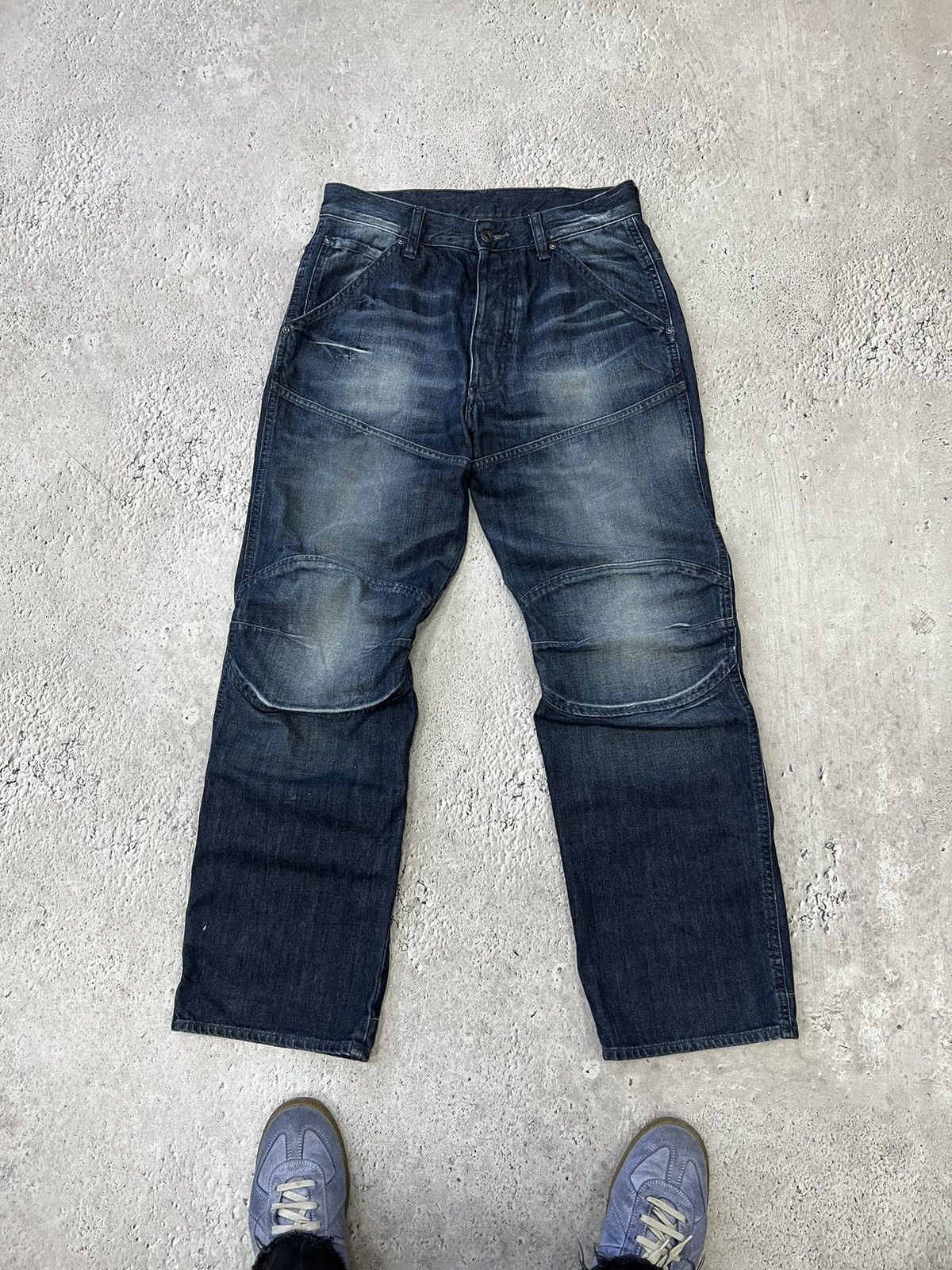 G-Star × Japanese Brand Vintage pants G Star Raw y2k denim flared baggy Cargo Size US 31 - 2 Thumbnail