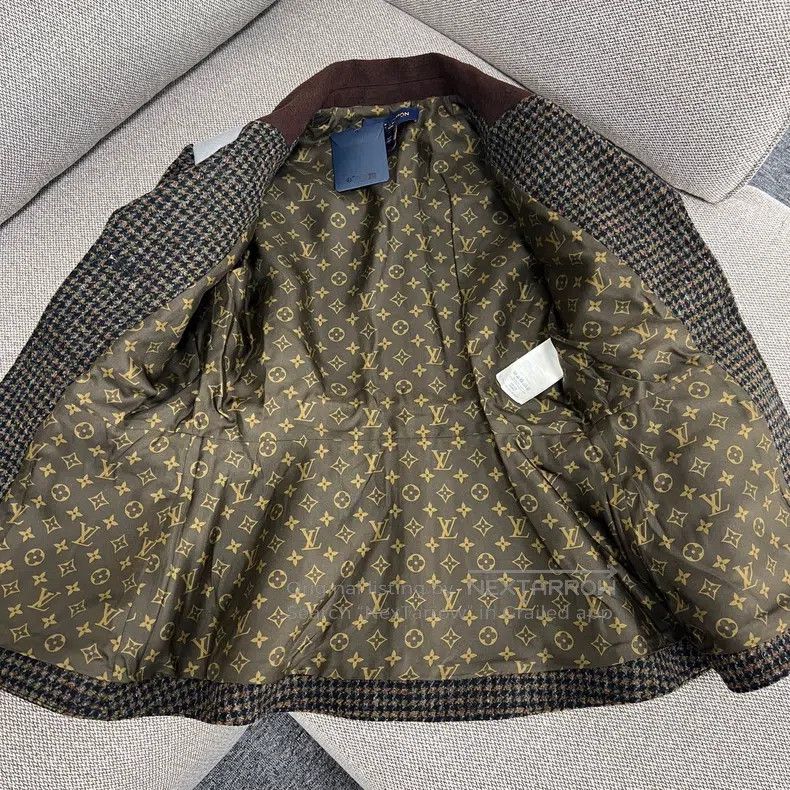Louis Vuitton Louis Vuitton Houndstooth wool woolen jacket Size XS / US 0-2 / IT 36-38 - 3 Thumbnail