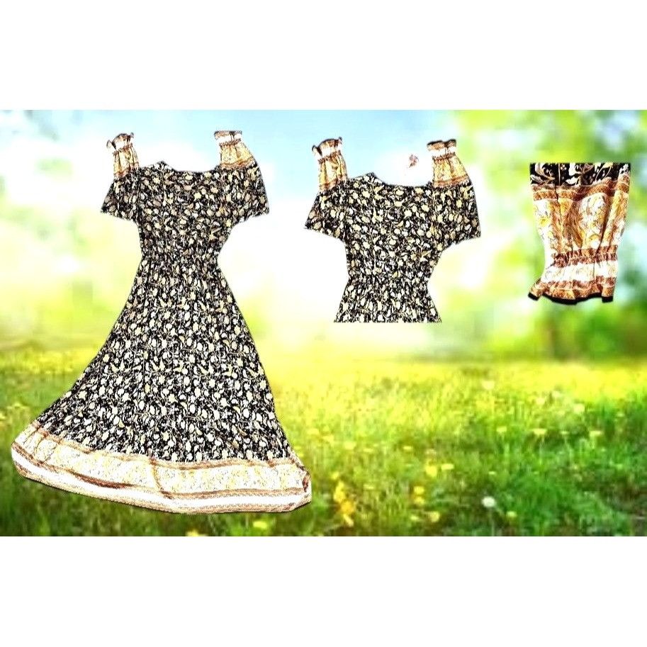 Other NWT Prettygarden Maxi Dress Large Yellow Black Floral Prairi Size L / US 10 / IT 46 - 9 Thumbnail