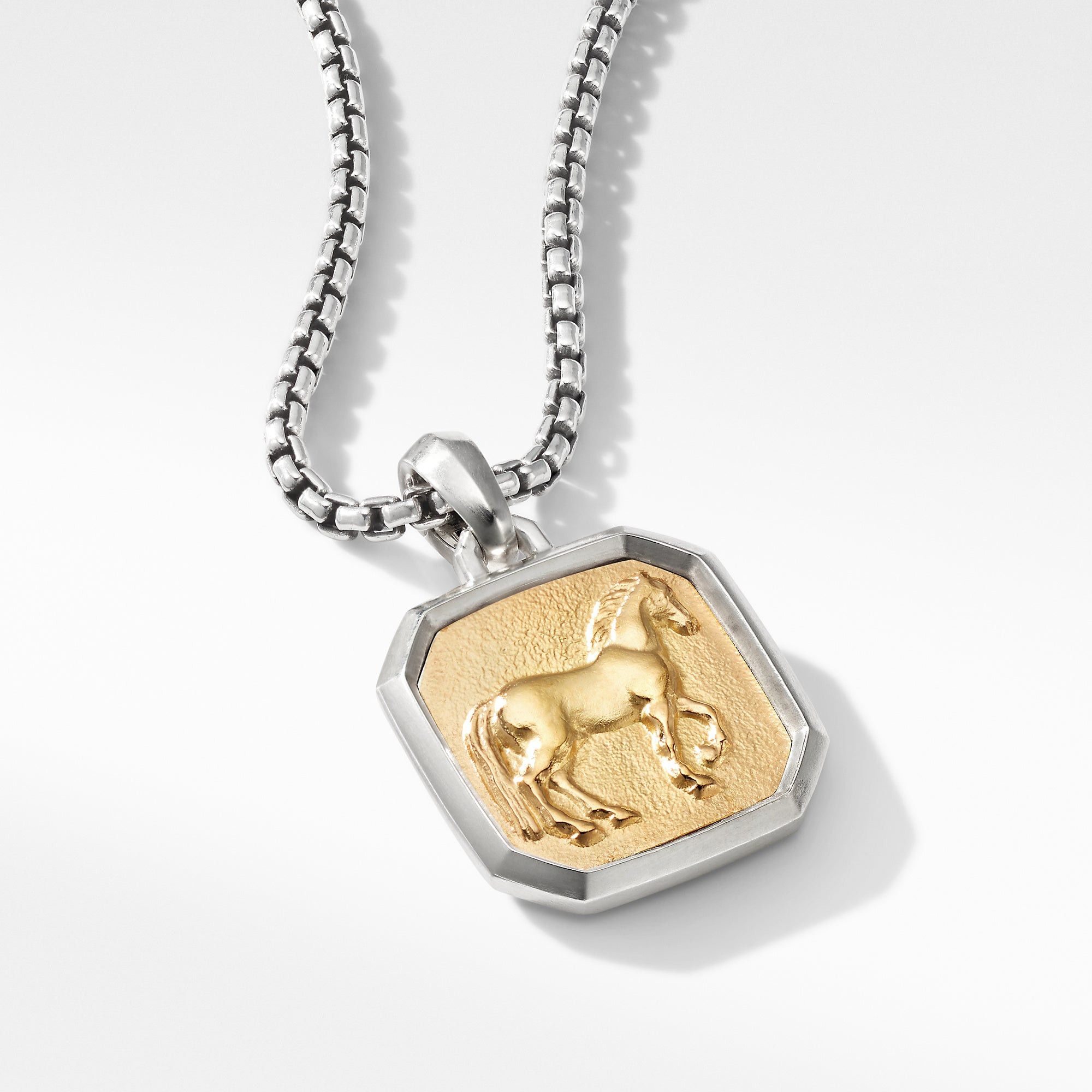 David Yurman o1w1db10525 D14773 Amulet in Silver with 18K Yellow Gold Size ONE SIZE - 2 Thumbnail