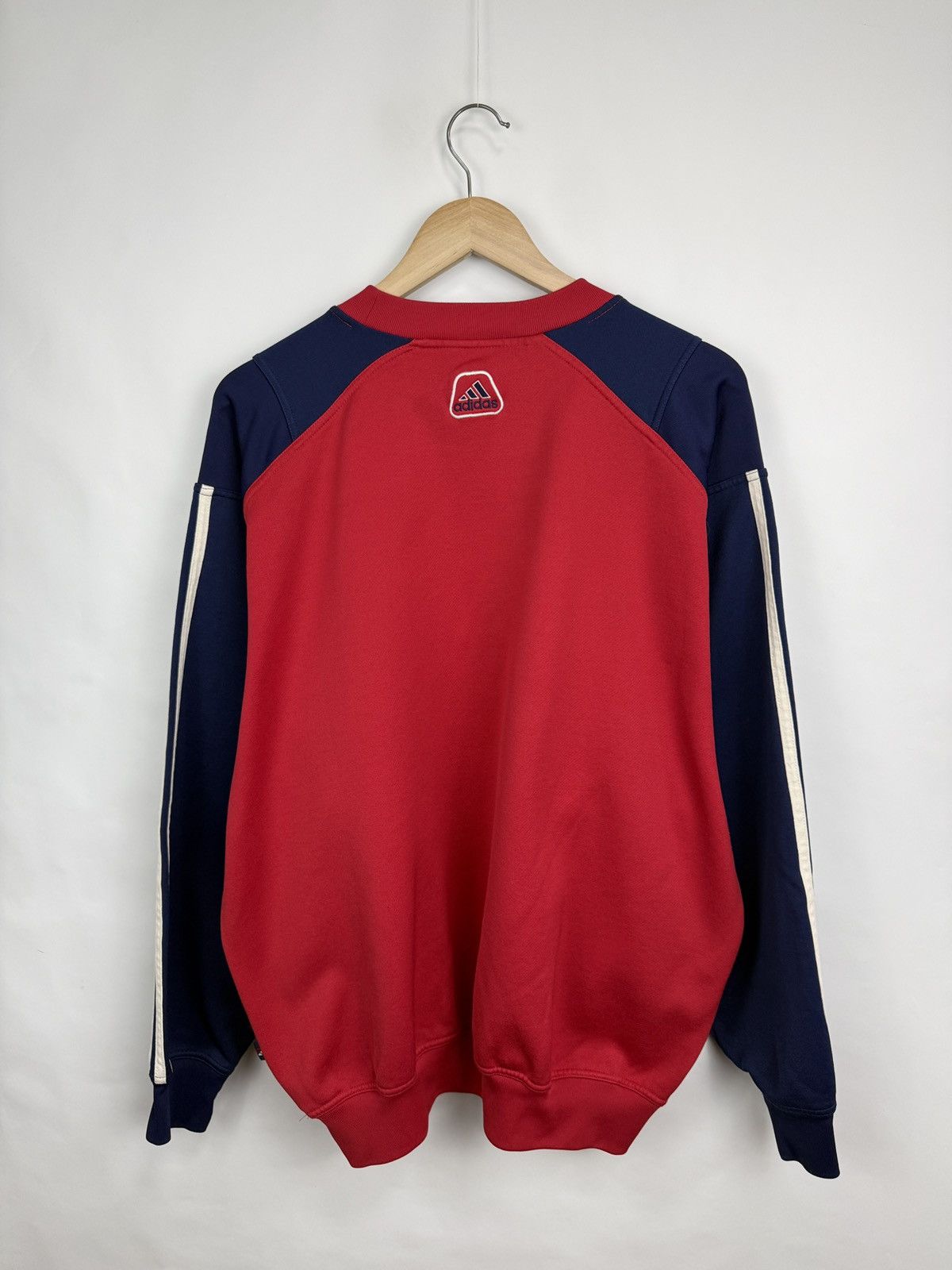 Adidas 🇩🇪 Vintage 80s Adidas Retro Sweatshirt Rare Y2K Bundeswehr Size US M / EU 48-50 / 2 - 9 Thumbnail