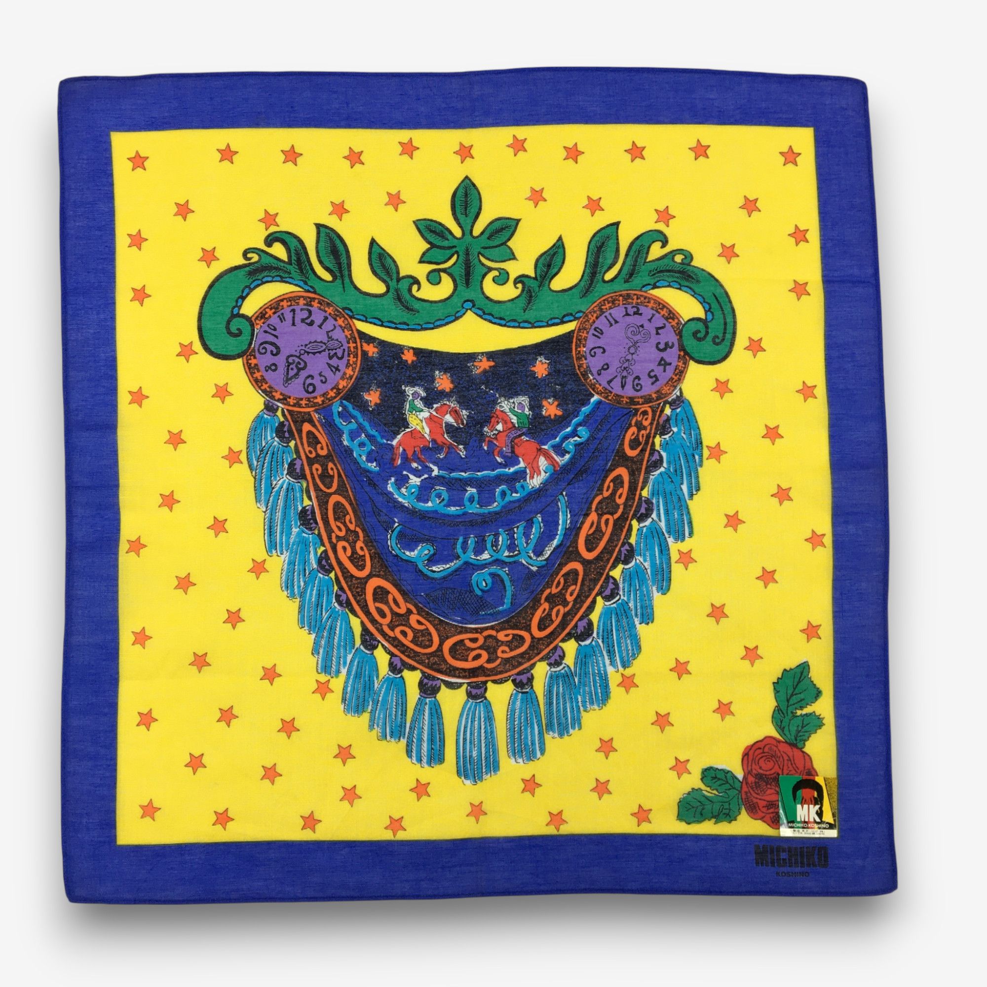 Michiko Koshino NWT Vintage Michiko Koshino Handkerchief Neckerchief Bandana Size ONE SIZE - 1 Thumbnail