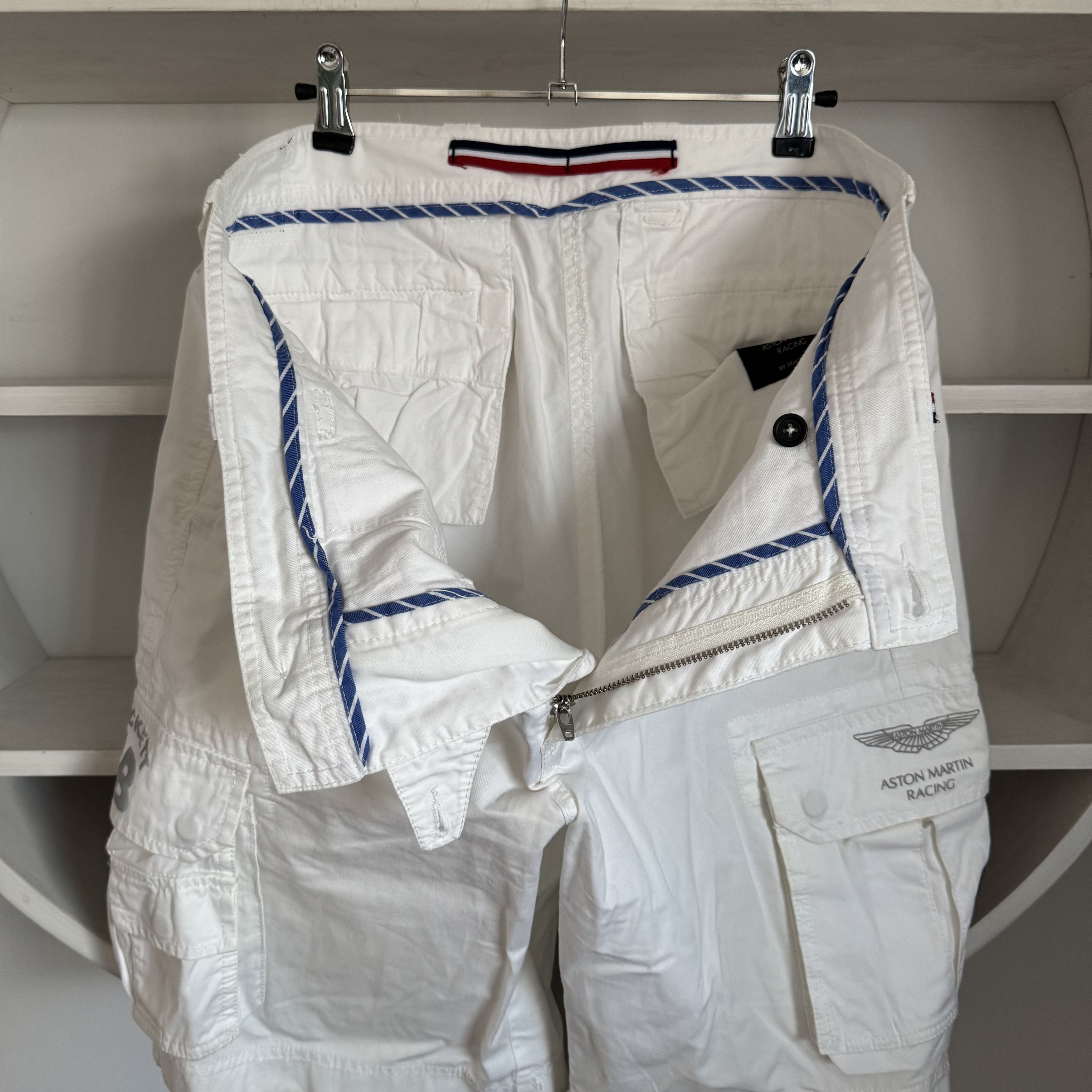 Hackett Mens Hackett Aston Martin Racing AMR Cargo Shorts 36 Size US 36 / EU 52 - 10 Thumbnail