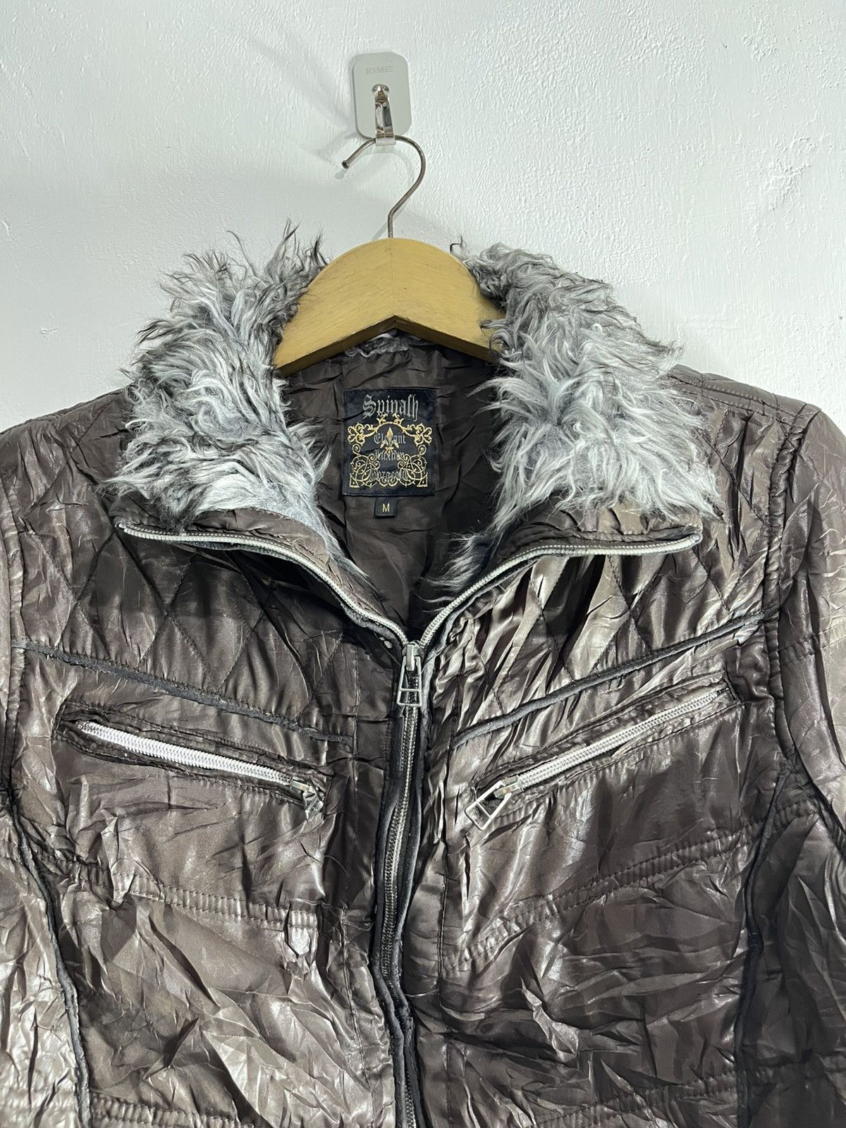 Le Grande Bleu (L.G.B.) spinach faux fur puffer jacket Size US M / EU 48-50 / 2 - 5 Thumbnail