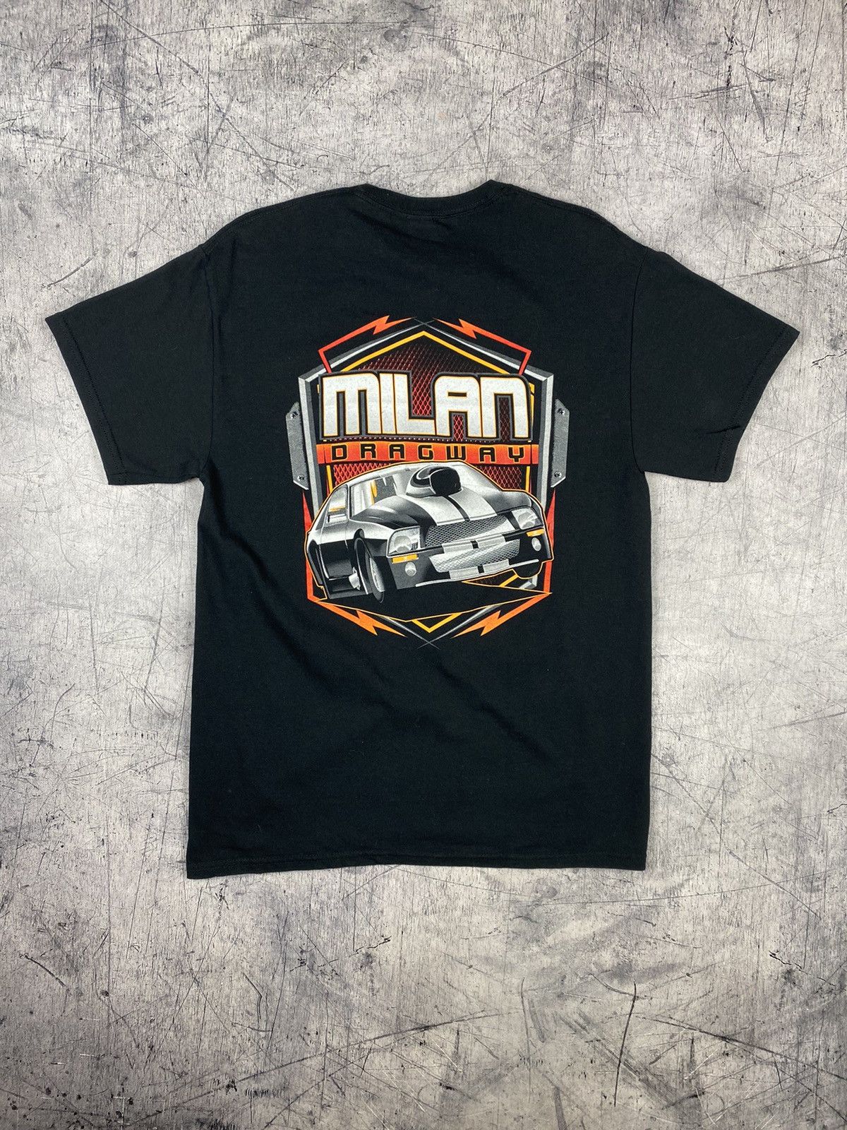 Formula 1 × Vintage Milan Drag Way Racing Crazy T Shirt Tee Size M Size US M / EU 48-50 / 2 - 2 Thumbnail