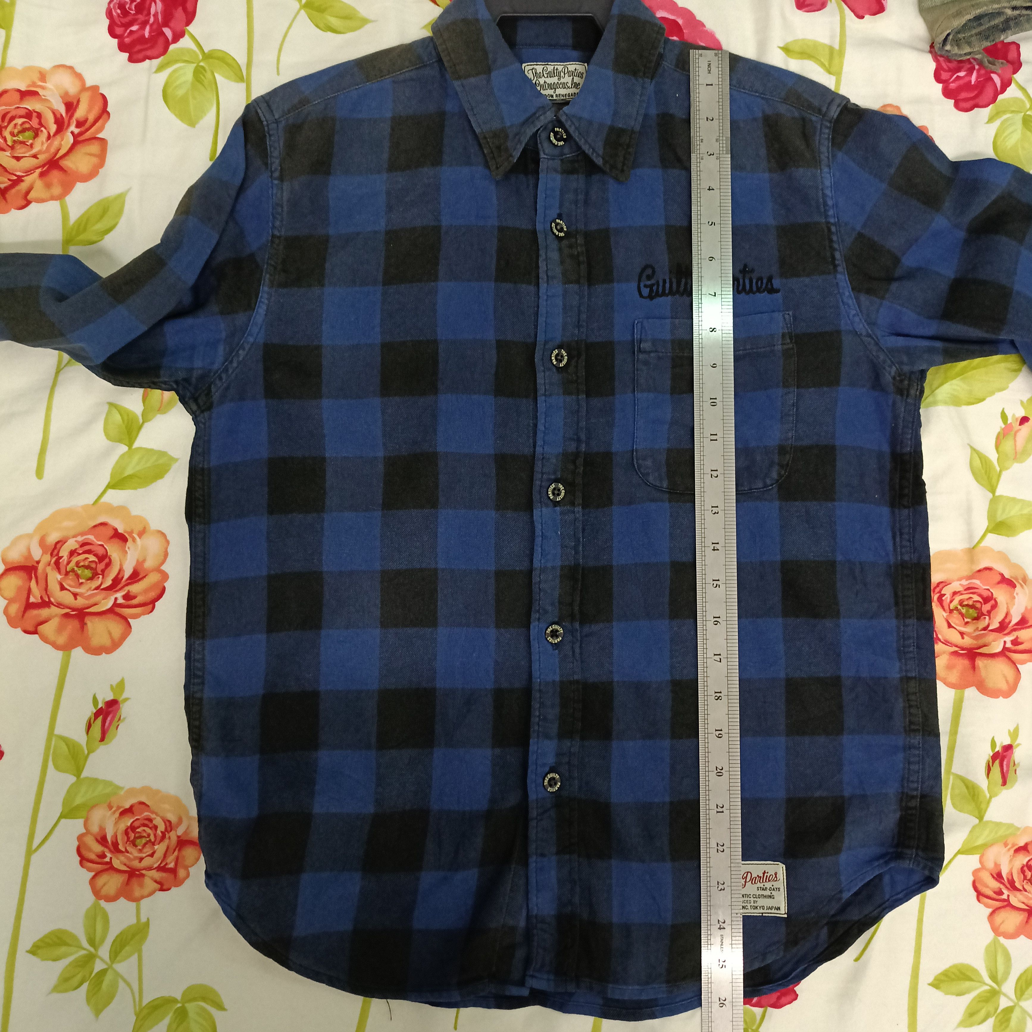 Wacko Maria WACKO MARIA GUILTY PARTIES PLAID FLANNEL SHIRT Size US M / EU 48-50 / 2 - 10 Thumbnail