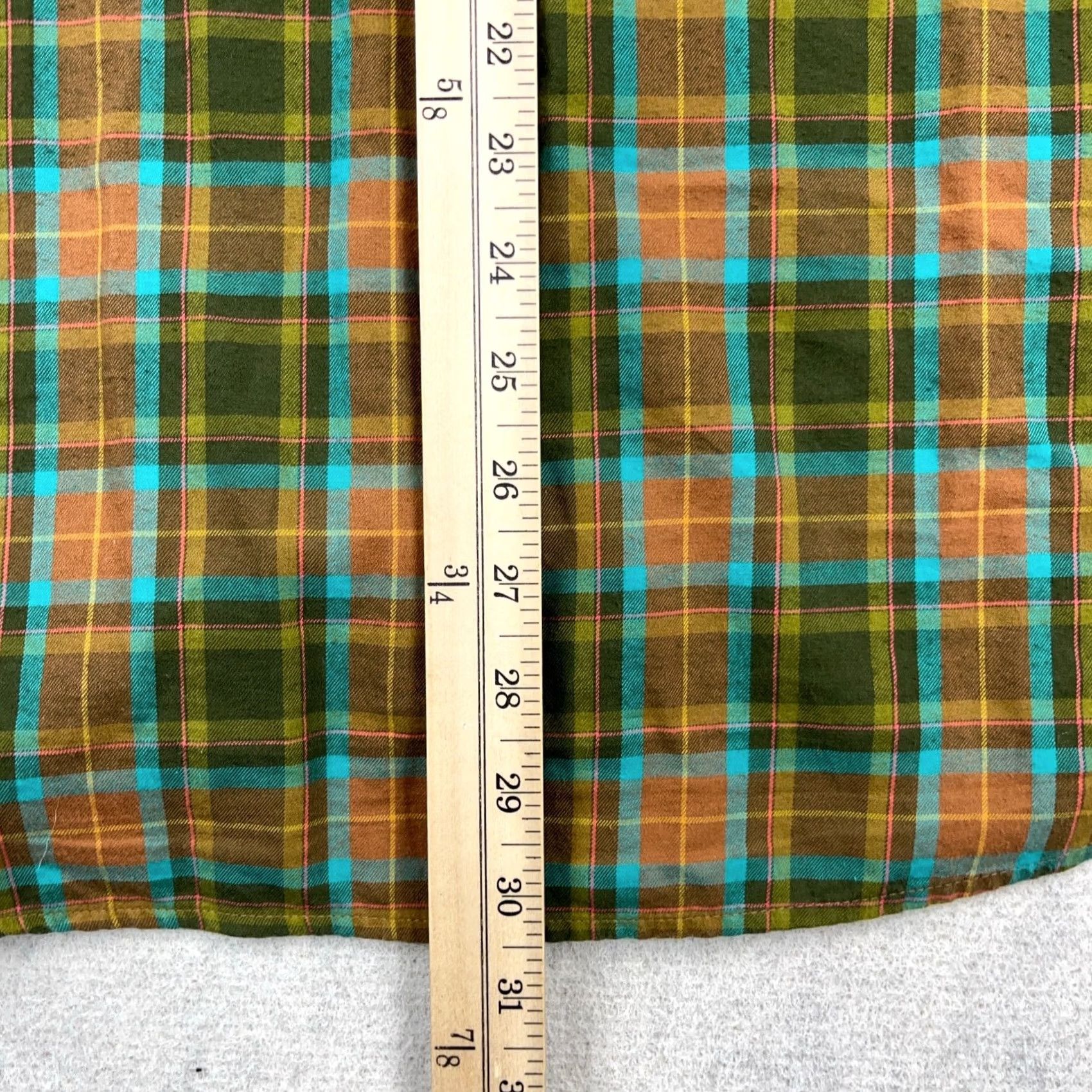 Patagonia Patagonia Shirt Men Large Olive Green Organic Cotton Flannel Lightweight Camp Shirt Button-Down Long Sleeve Plaid Lightweight Casual Outdoor Men Size US L / EU 52-54 / 3 - 7 Thumbnail