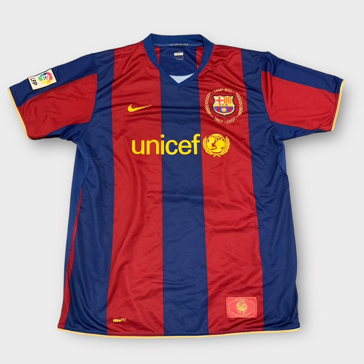 Nike Lionel Messi Barcelona 2007-08 Nike Soccer Jersey | Grailed