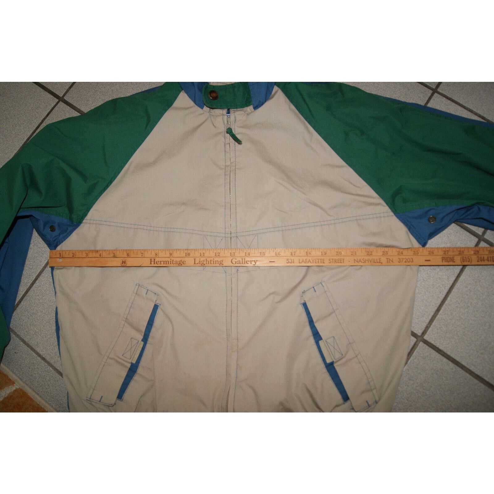 Members Only Vtg 80s 90s Members Only Color Block Mens Large Zip Jacket Size US L / EU 52-54 / 3 - 8 Thumbnail