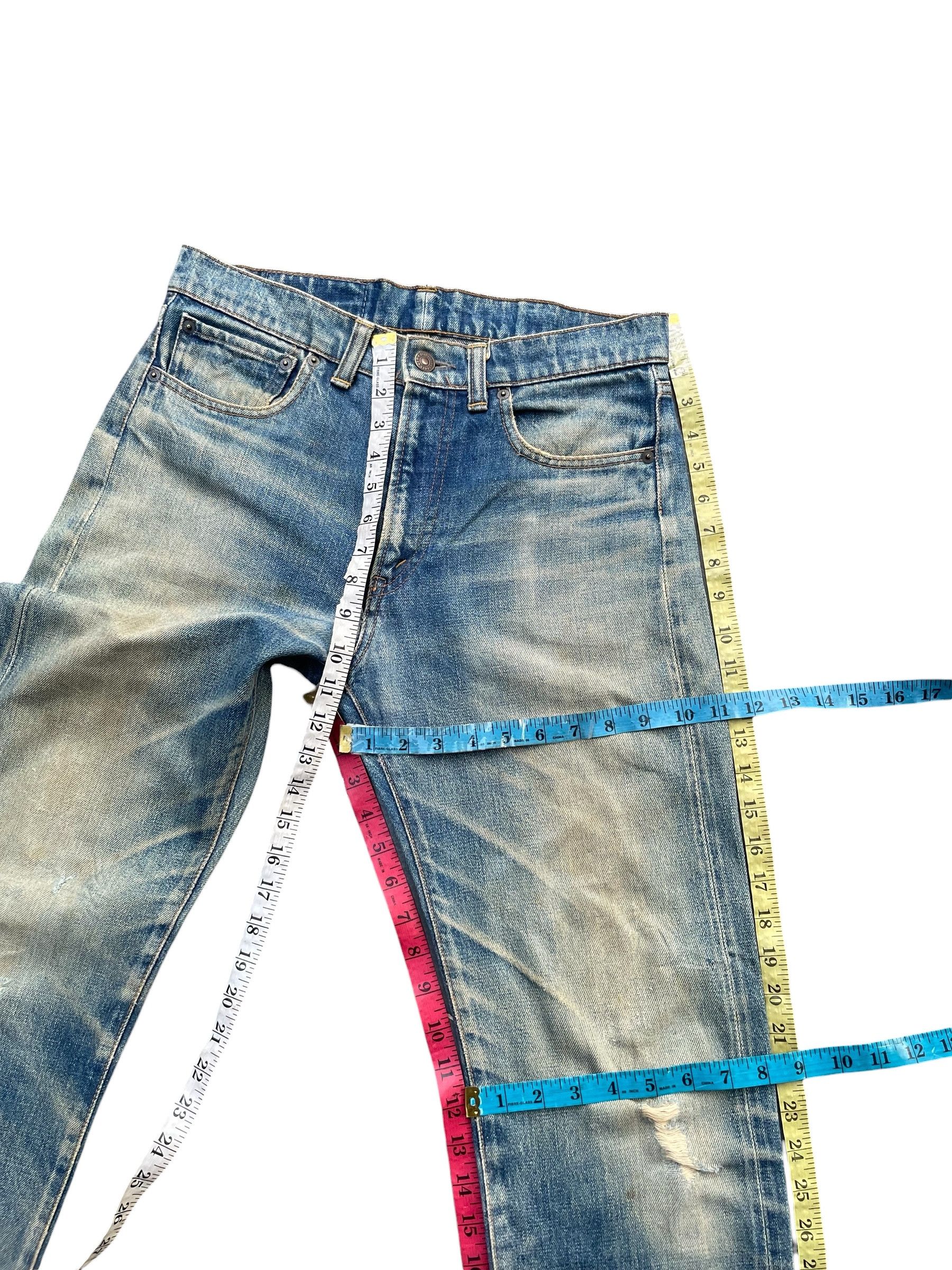 HRMTG Japan Vintage HR Market Selvedge Distresed Denim Size US 31 - 14 Thumbnail