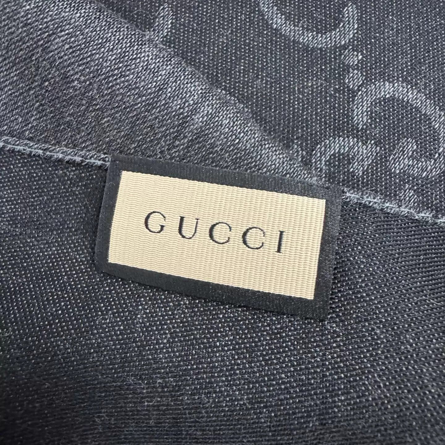 Gucci Gucci GG jacquard wool silk blend scarf 99 new Size ONE SIZE - 4 Thumbnail