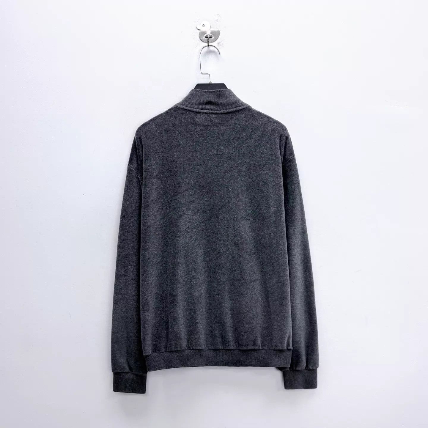 Ermenegildo Zegna Zegna Gray Velvet Hem Zip Jacket Unisex 52 99New Size US L / EU 52-54 / 3 - 2 Thumbnail