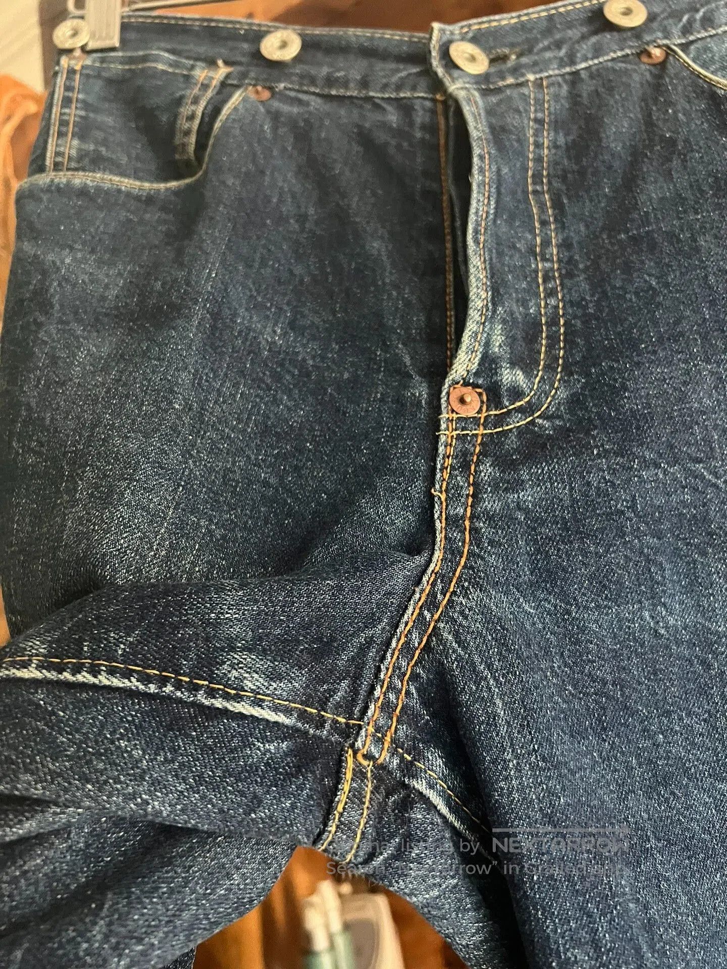 RRL Ralph Lauren vintage sugar cane straight leg jeans. Size US 30 / EU 46 - 6 Thumbnail