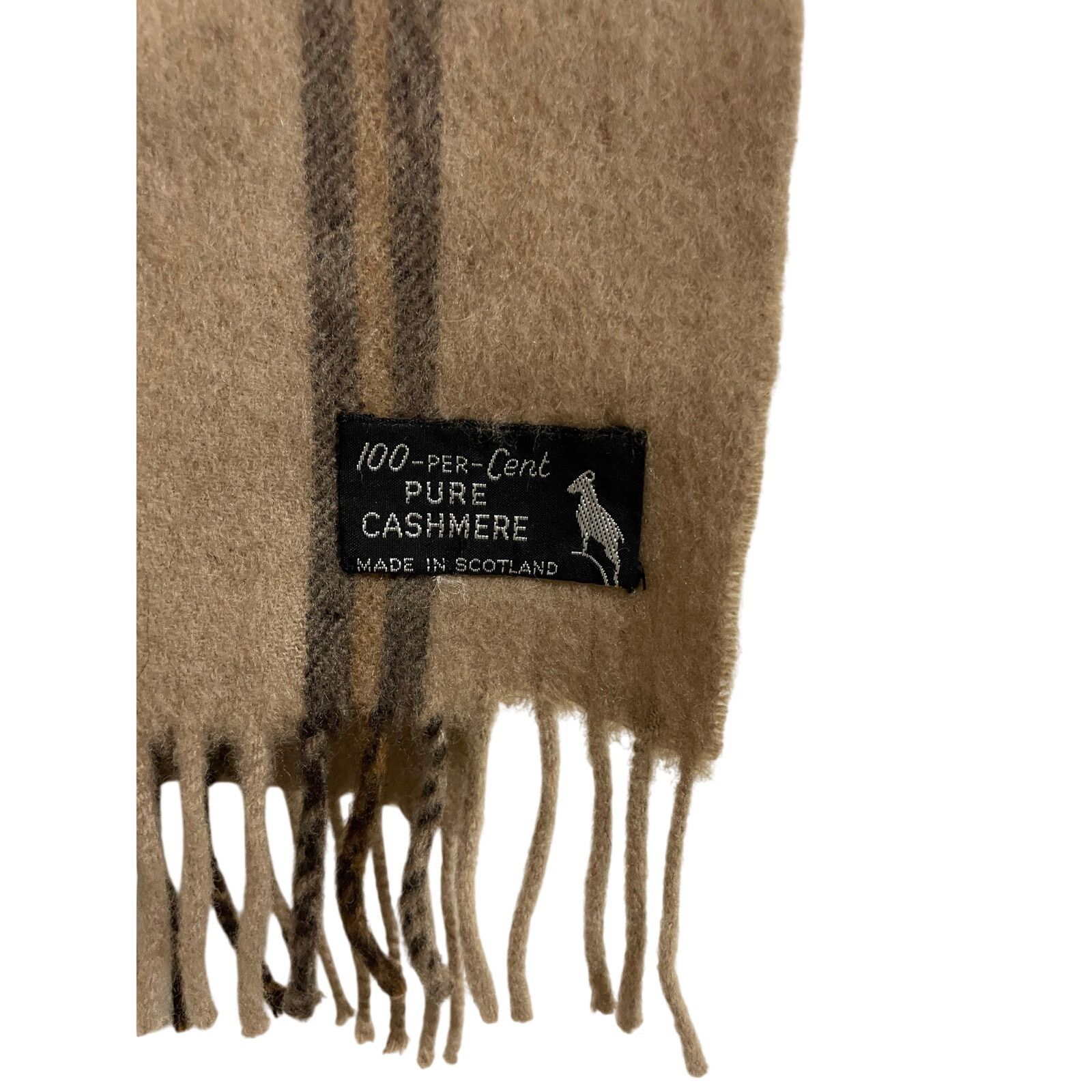 Other Vtg Fortnum & Mason Fringe Cashmere Scarf One Size Preppy Size ONE SIZE - 3 Thumbnail