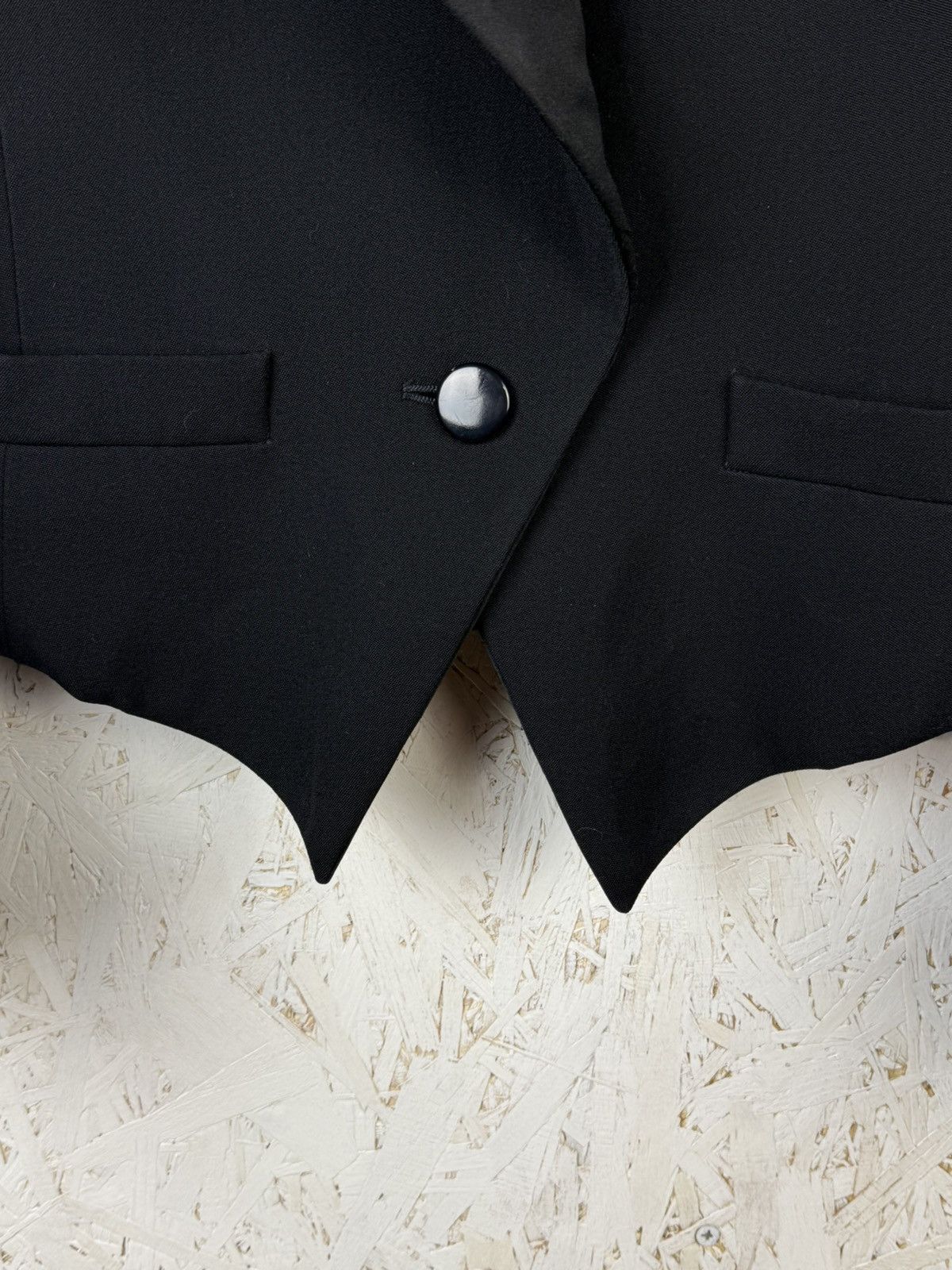 Yves Saint Laurent 80s YSL Yves Saint Laurent Rive Gauche Tuxedo Jacket Size 38 Size XS / US 0-2 / IT 36-38 - 3 Thumbnail