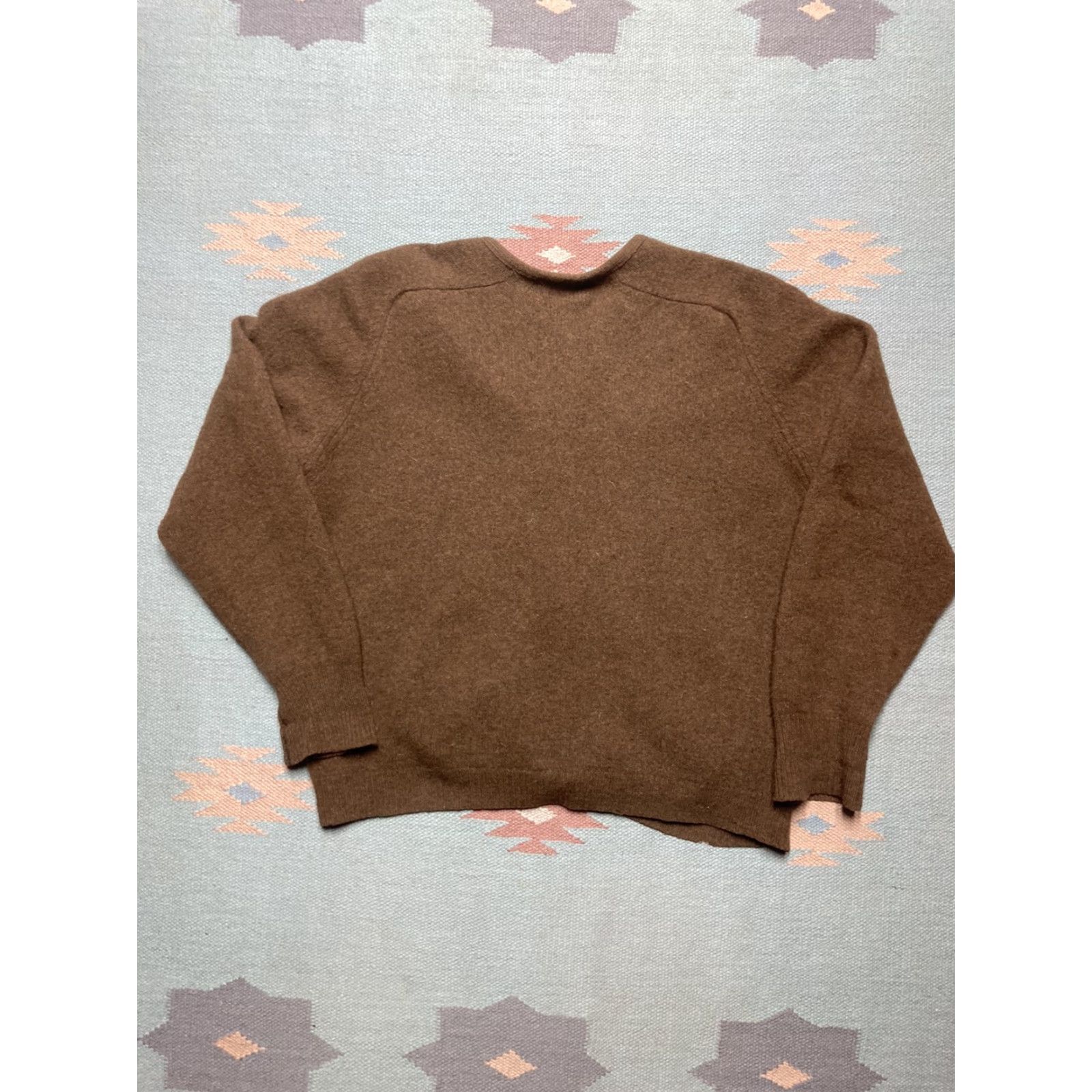 Vintage VINTAGE 60s cardigan sweater Detroit Knitting Mills lambs wool XL button front Size US XL / EU 56 / 4 - 7 Thumbnail