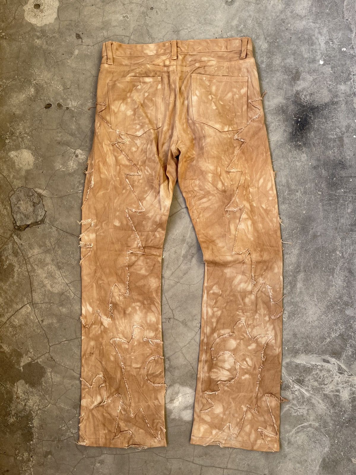 Yasuyuki Ishii Vintage Yoshiyuki Konishi Distressed Patch Cut Art Jeans A6 Size US 30 / EU 46 - 5 Thumbnail
