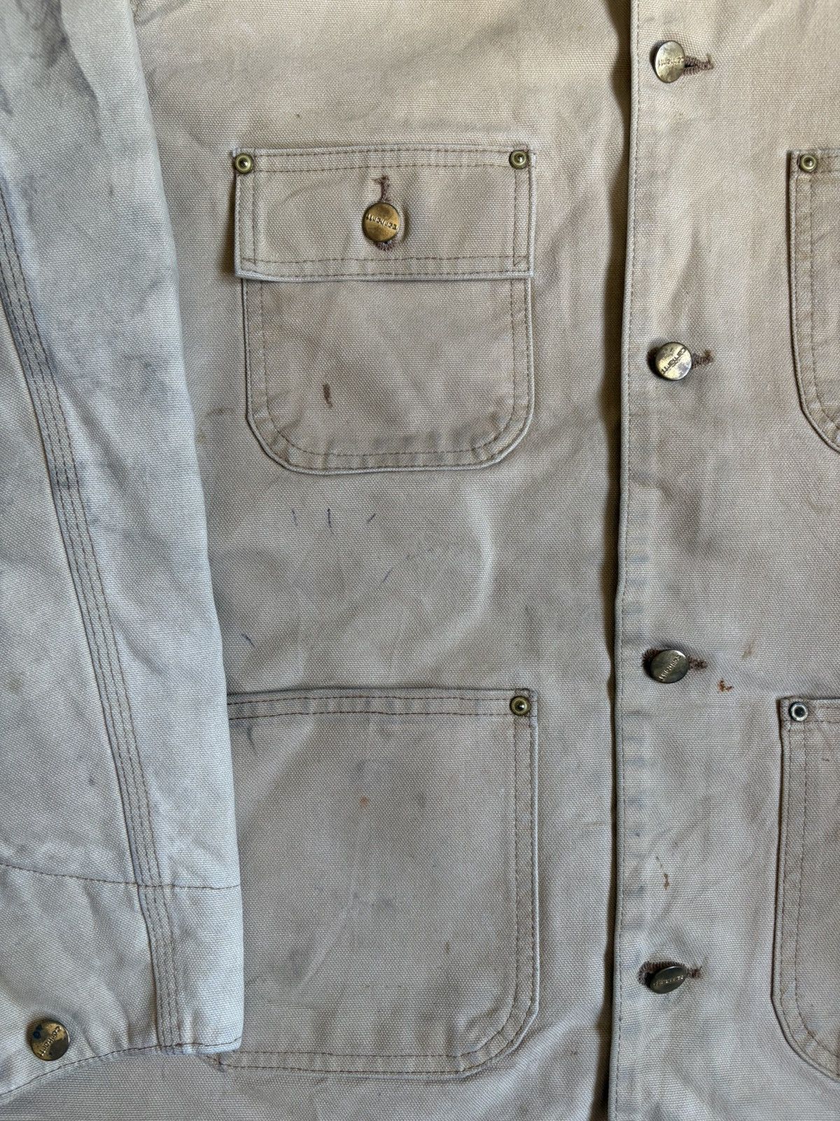 Carhartt Vintage faded Carhartt Work Jacket Size US L / EU 52-54 / 3 - 5 Thumbnail