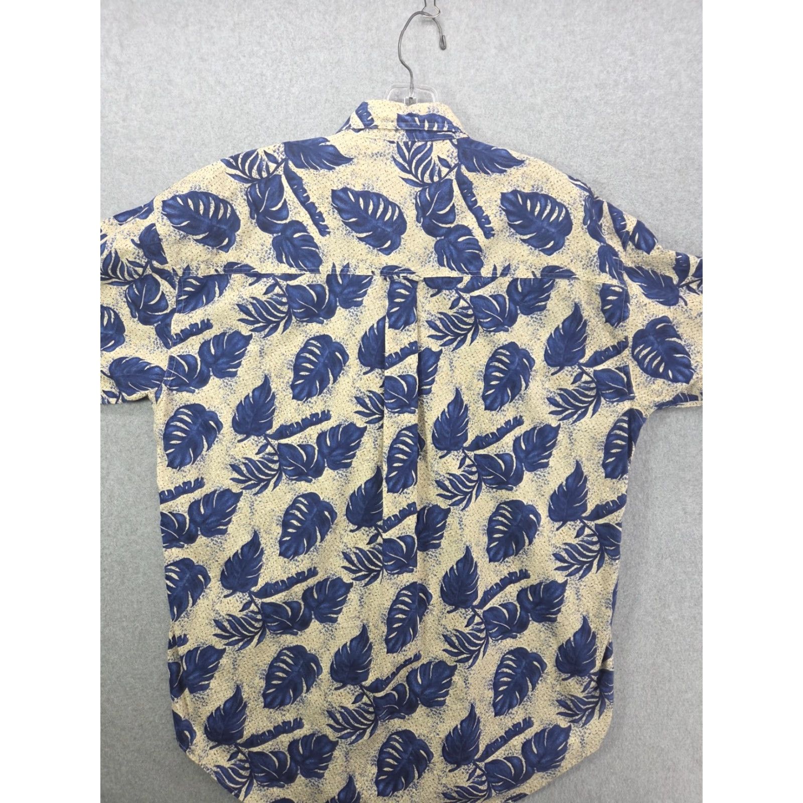 Ralph Lauren Chaps Ralph Lauren Mens XL Blue Floral Hawaiian Short Sleeve Button Shirt Size US XL / EU 56 / 4 - 4 Thumbnail