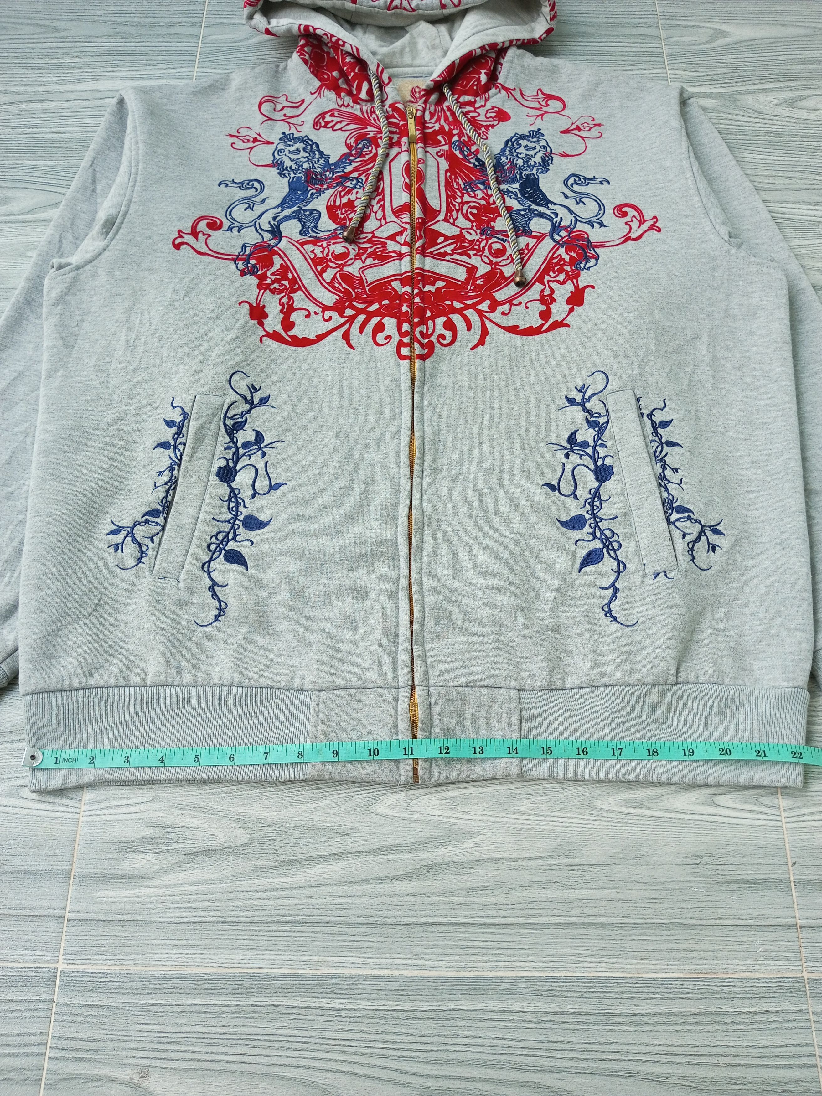 Japanese Brand 🔥CRAZY🔥 Y2K KANJI JEANS JPN TRADISIONAL ART EMBROIDERY Size US XL / EU 56 / 4 - 10 Thumbnail