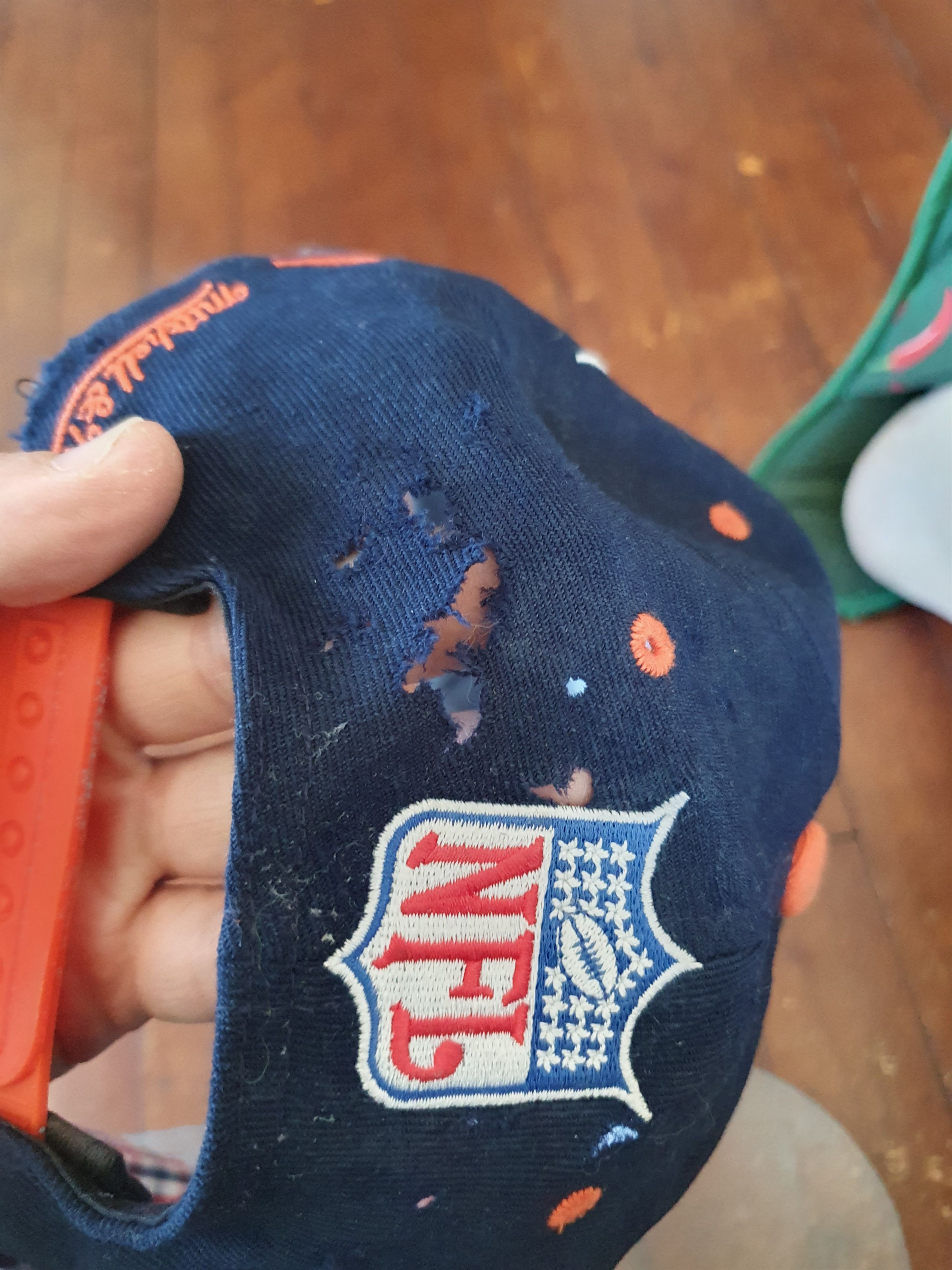 Mitchell & Ness × NFL Chicago Bears Diamond Cut Snapback Hat Mitchell & Ness Size ONE SIZE - 12 Thumbnail