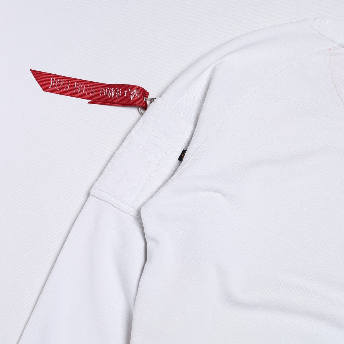 Alpha Industries Alpha Industries White Sweatshirt With Tape Size US M / EU 48-50 / 2 - 12 Thumbnail