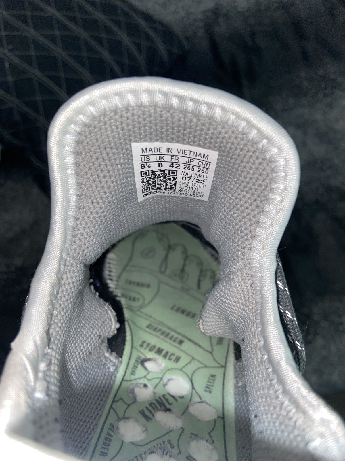 Adidas Pharrell x adidas NMD Human Race 'Animal Print - Ash' Size US 8.5 / EU 41-42 - 2 Thumbnail