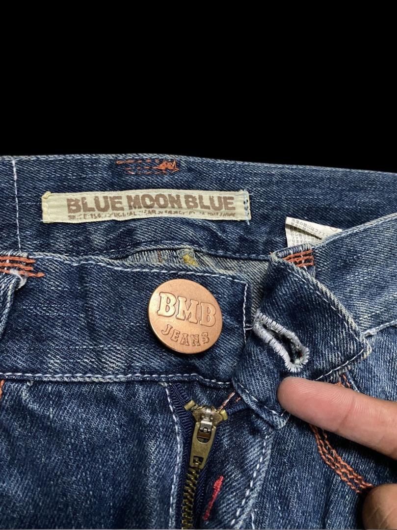 Vintage Vintage 90s Blue Moon Blue Mudwash Patchwork Distressed Size US 28 / EU 44 - 10 Thumbnail