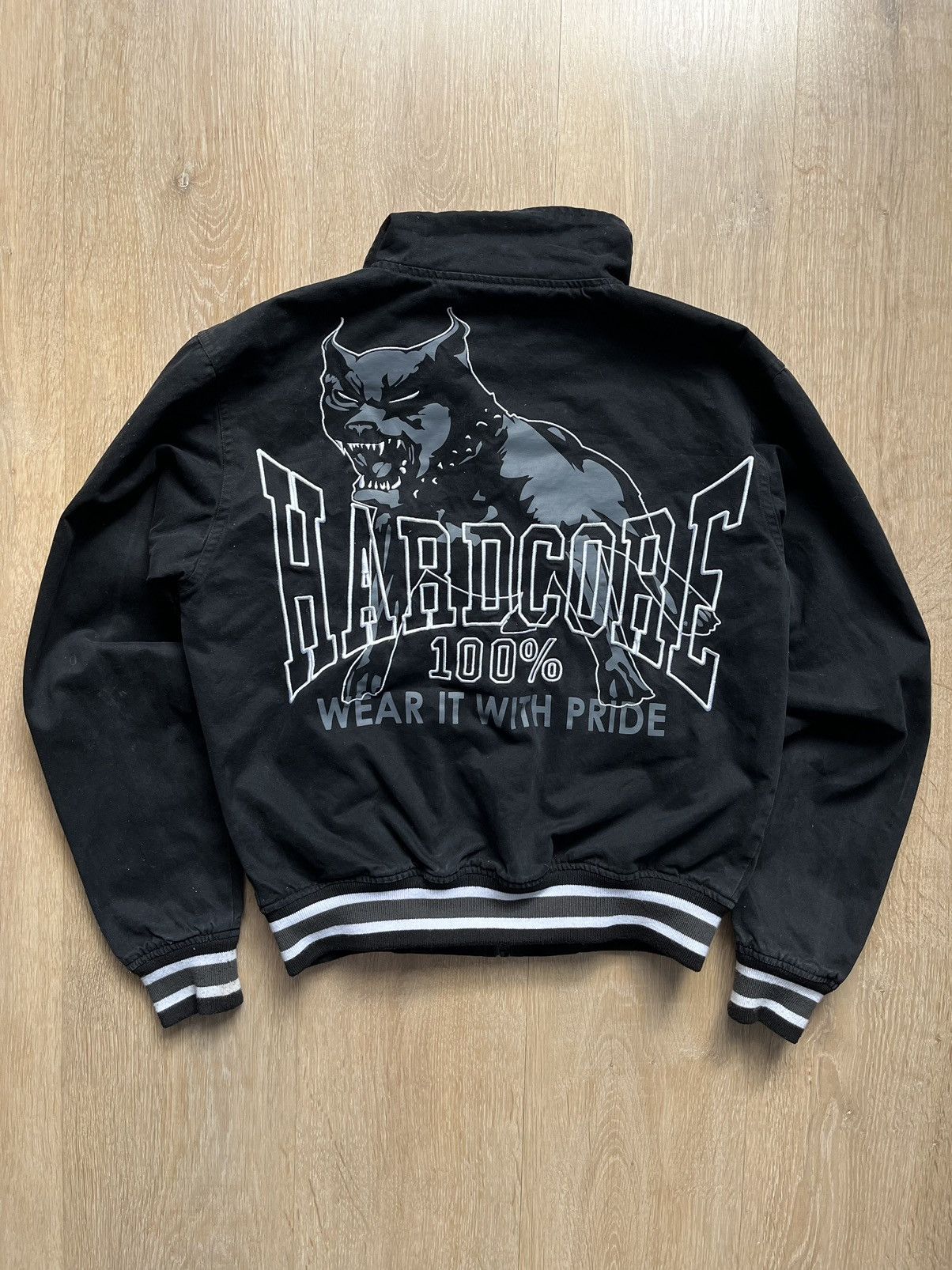 Band Tees × Streetwear × Vintage Vintage 100% Hardcore bomber jacket ...