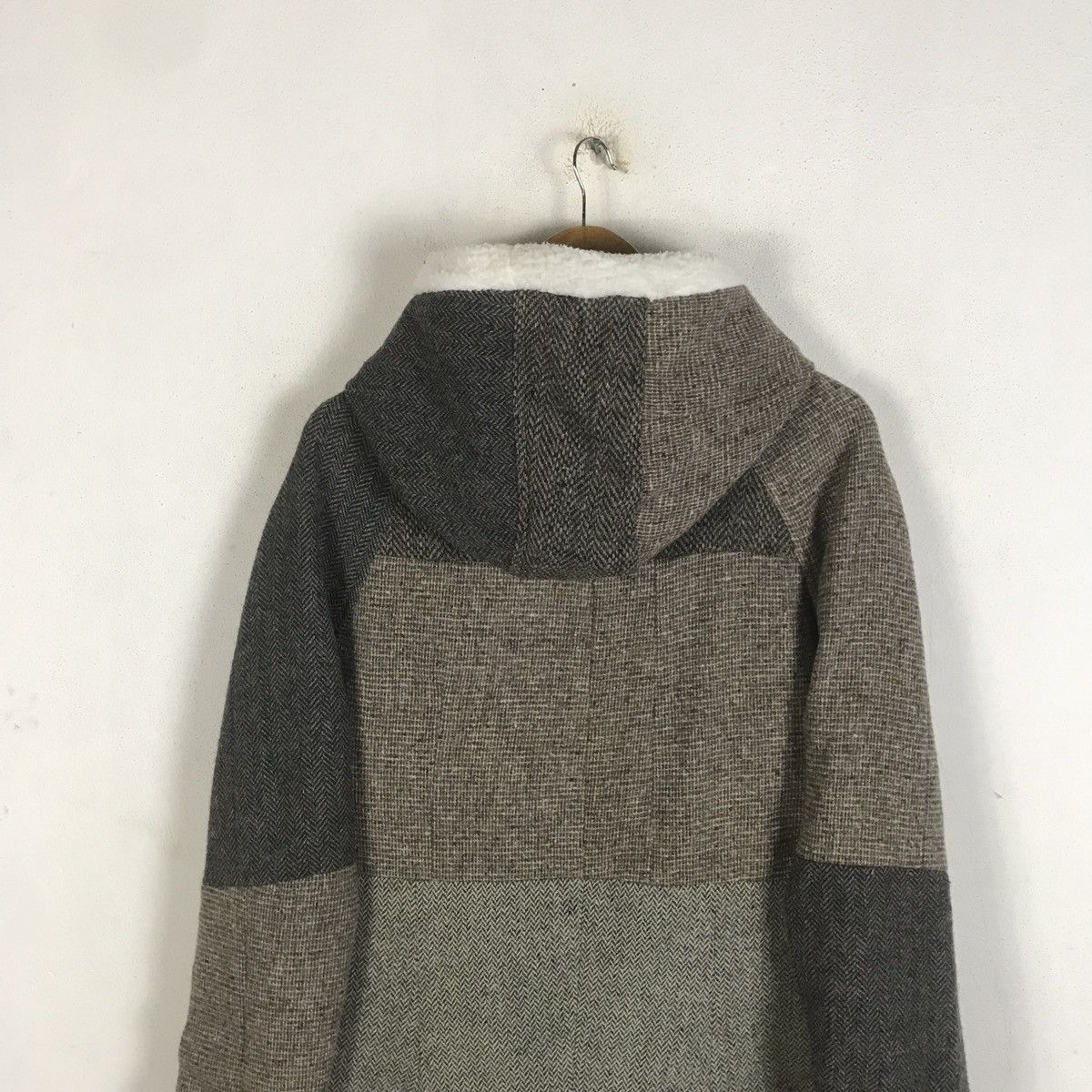 Harris Tweed KMK Kingly Mask Japan Harris Tweed Handwoven Wool Patchwork Size US L / EU 52-54 / 3 - 7 Thumbnail
