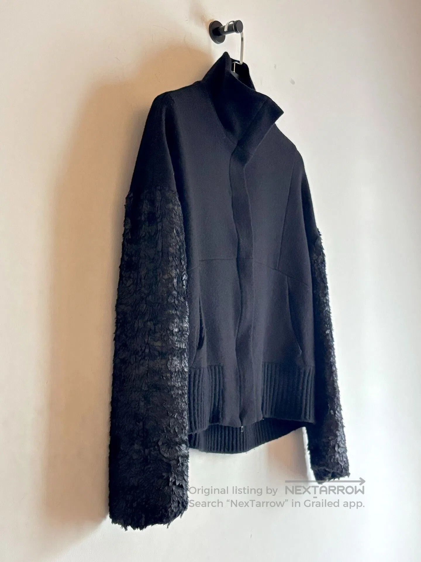 Ann Demeulemeester Ann Demeulemeester Black Feather Jacket. Size XS / US 0-2 / IT 36-38 - 5 Thumbnail