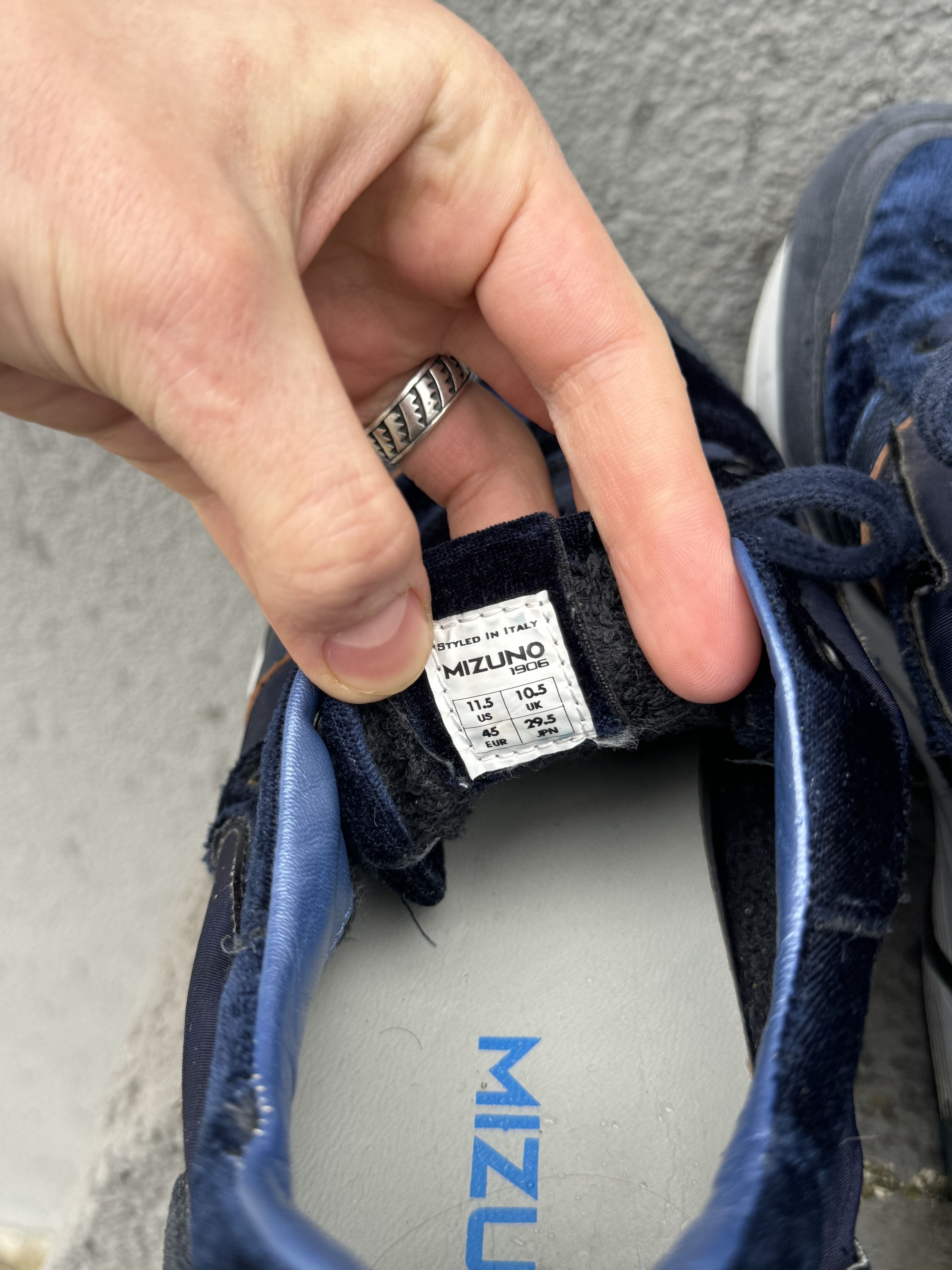 Japanese Brand × Mizuno Mizuno Wave Sirius Velour Purple Navy US 11.5 Size US 11.5 / EU 44-45 - 8 Thumbnail