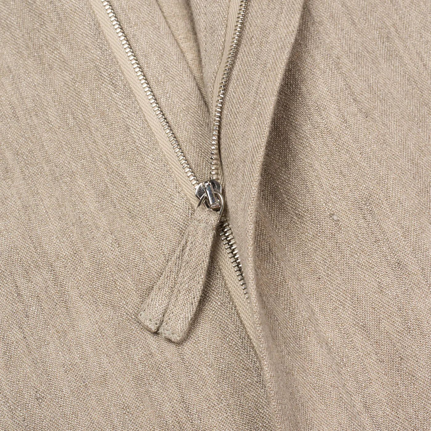 The Row THE ROW "Amoneto" Beige Linen-Cashmere Jacket Overshirt Size US L / EU 52-54 / 3 - 7 Thumbnail