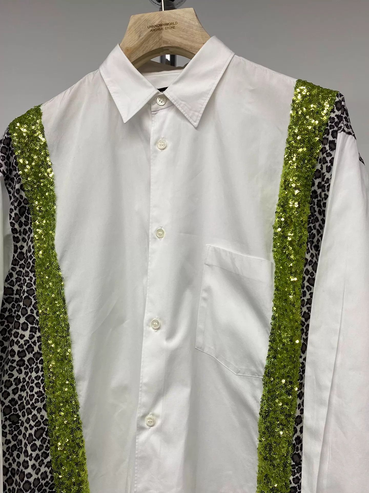 Comme des Garcons CDG Homme Plus 18ss Disco Leopard Sequin Shirt Size US S / EU 44-46 / 1 - 2 Thumbnail