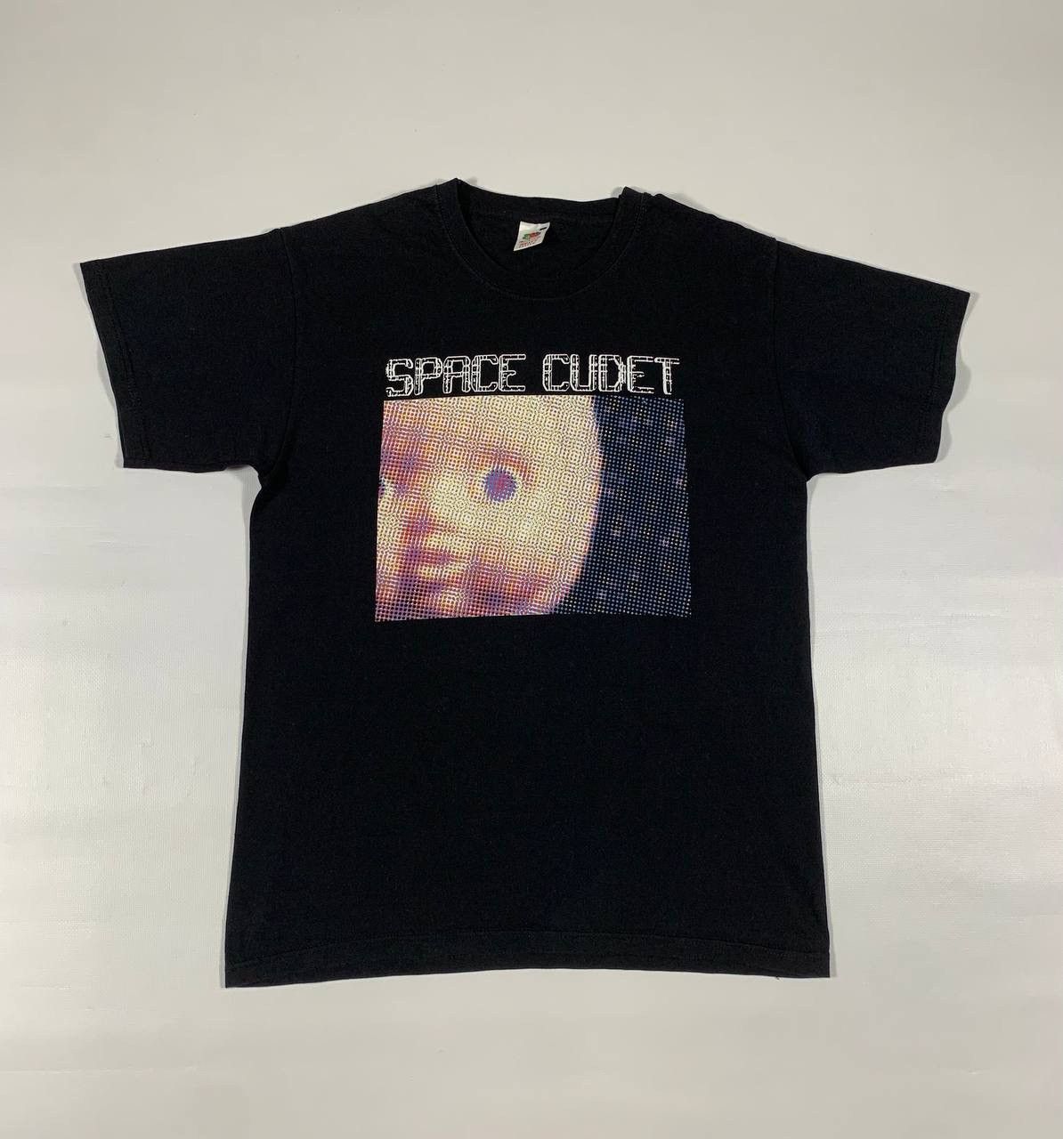 Fruit Of The Loom Space Cudet Vintage Black T-shirt Size US L / EU 52-54 / 3 - 1 Thumbnail