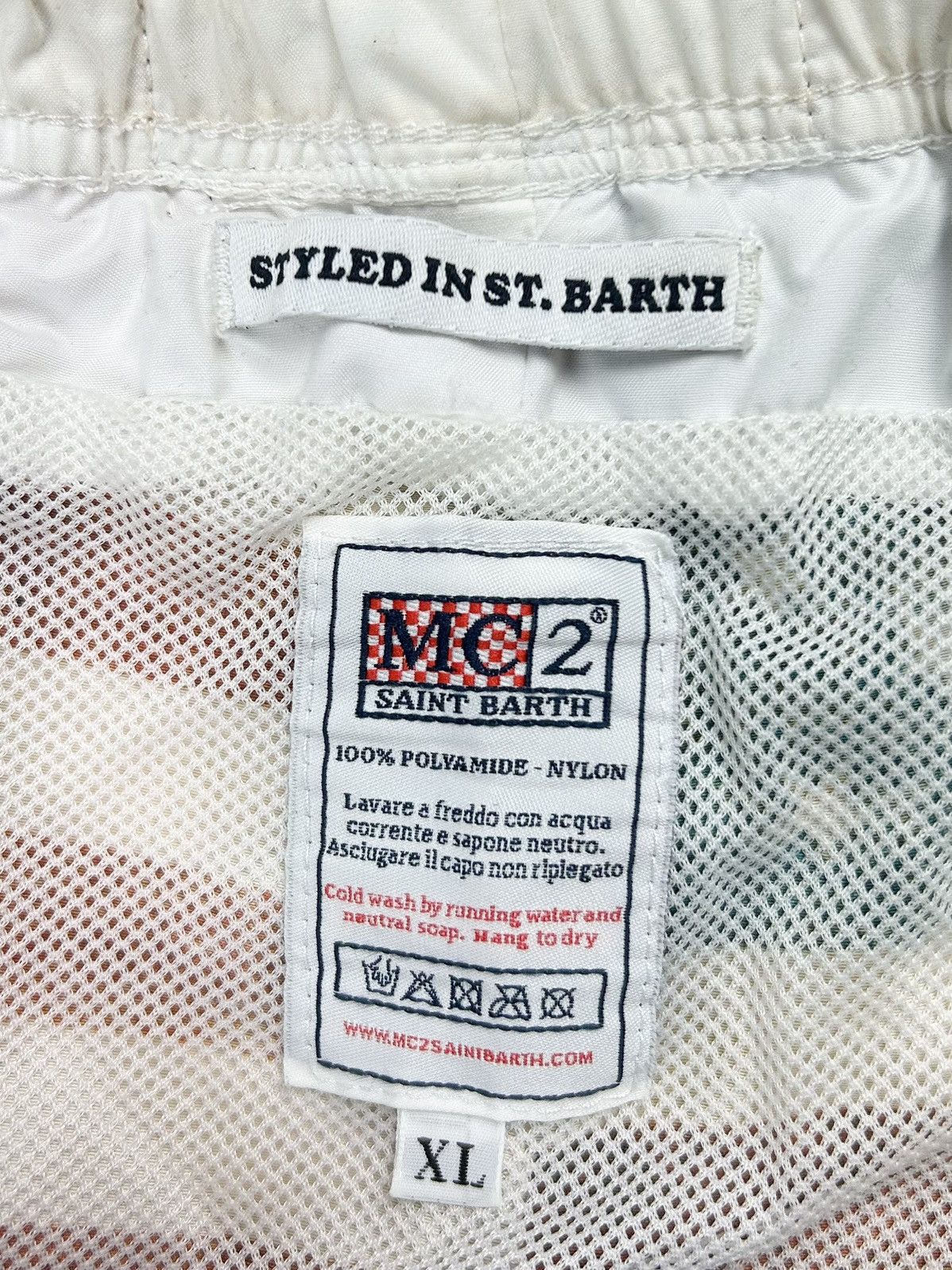 MC2 Saint Barth rare MC2 Saint Barth American flag beach shorts vintage Size US 36 / EU 52 - 12 Thumbnail