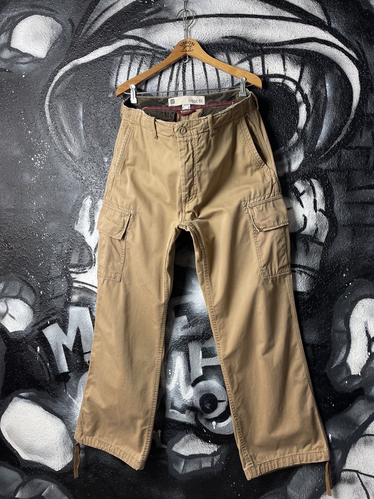 Gap Gap Y2K Vintage Boot Fit BeigeCargo Pants Men’s Size XL Size US 36 / EU 52 - 1 Thumbnail
