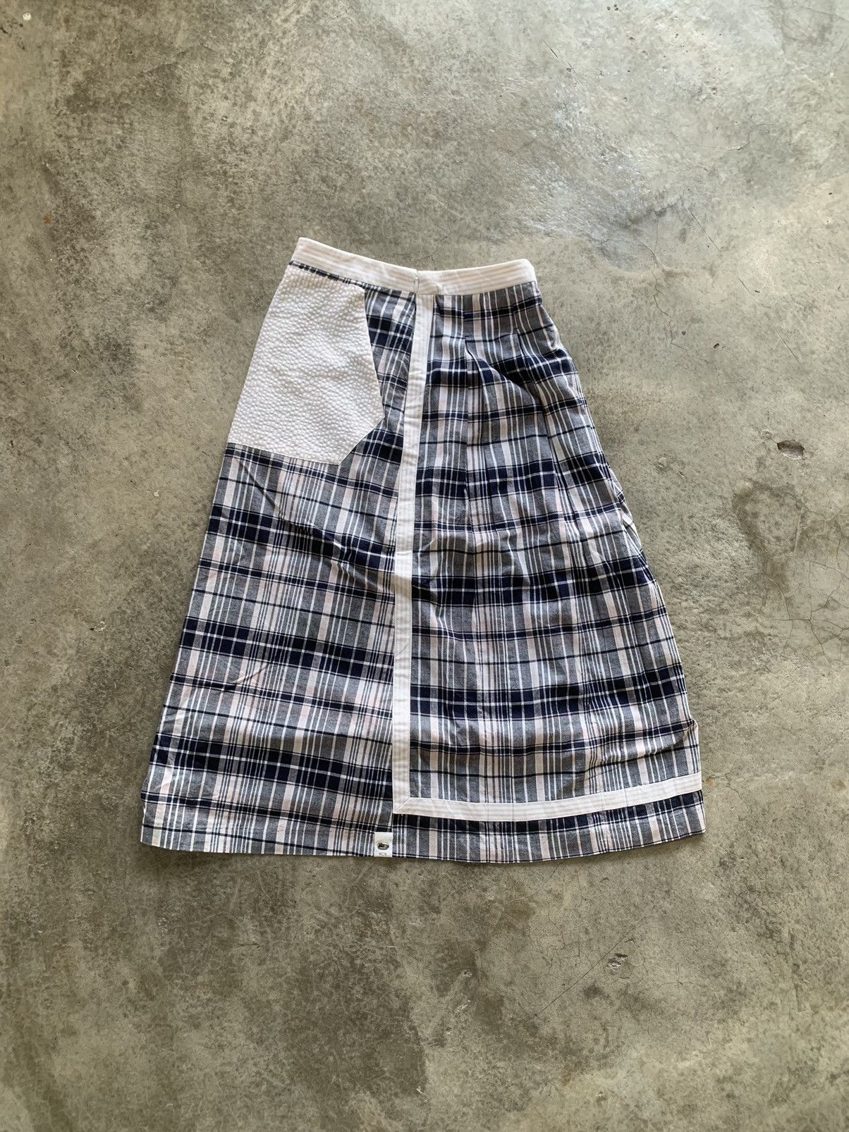 Kings Of Indigo × Thom Browne K.O.I x Thom Browne. nice design maxi shirt Size 25" / US 0 / IT 36 - 7 Thumbnail