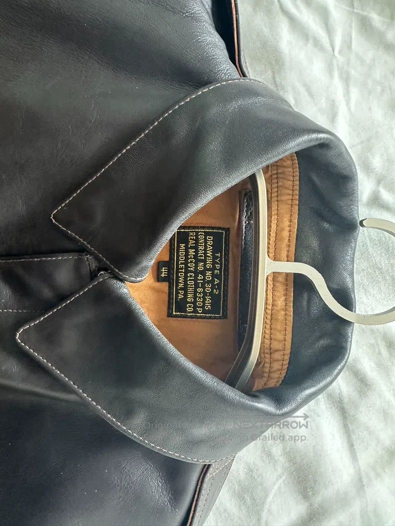 The Real McCoy's The Real McCoys MFG. CO. A-2 horseskin flight jacket Size US XXL / EU 58 / 5 - 3 Thumbnail