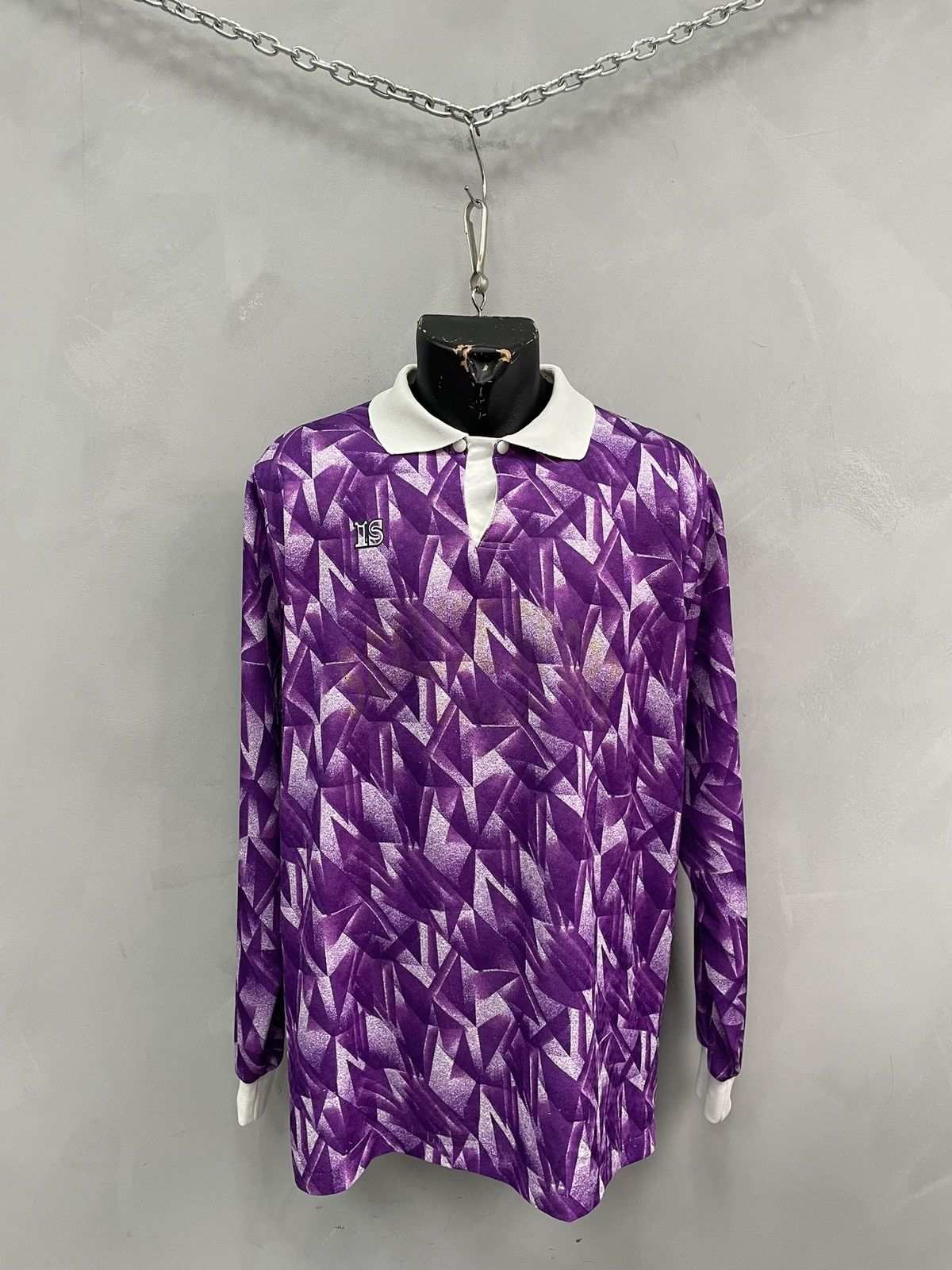 Erima Rare 90s italian Soccer Jersey longsleeve blokecore y2k Size US L / EU 52-54 / 3 - 1 Thumbnail
